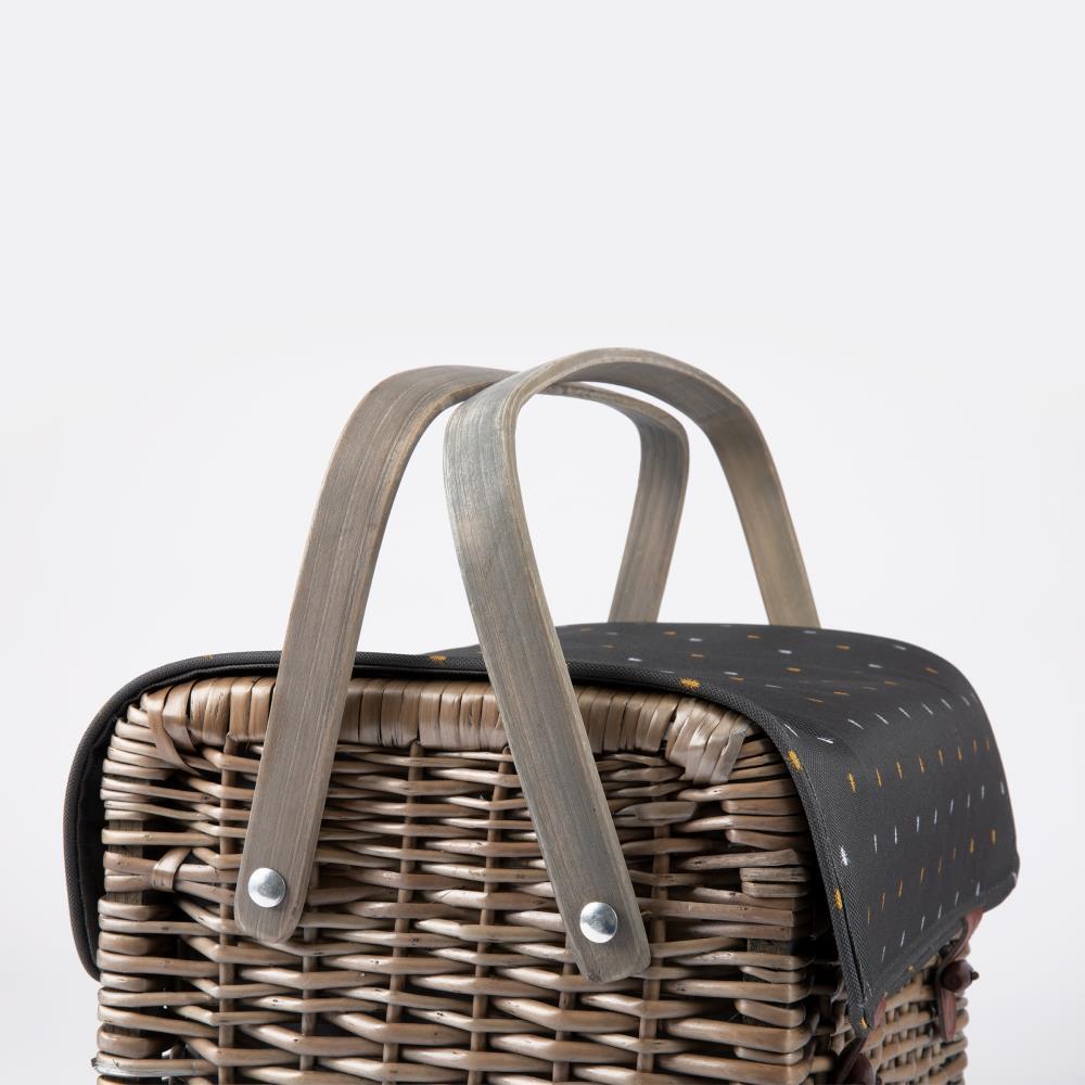 Picnic Time Kabrio Wine & Cheese Picnic Basket with Picnic Set 2