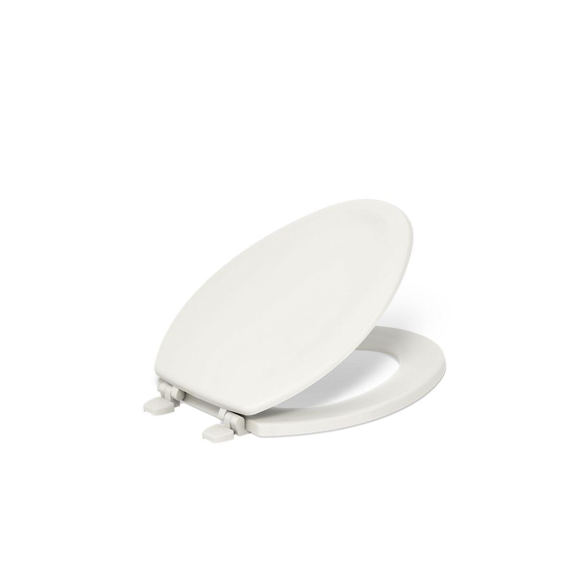 Stonewood Compression-Molded Wood Toilet Seat with Color-Matched Plastic Hinges