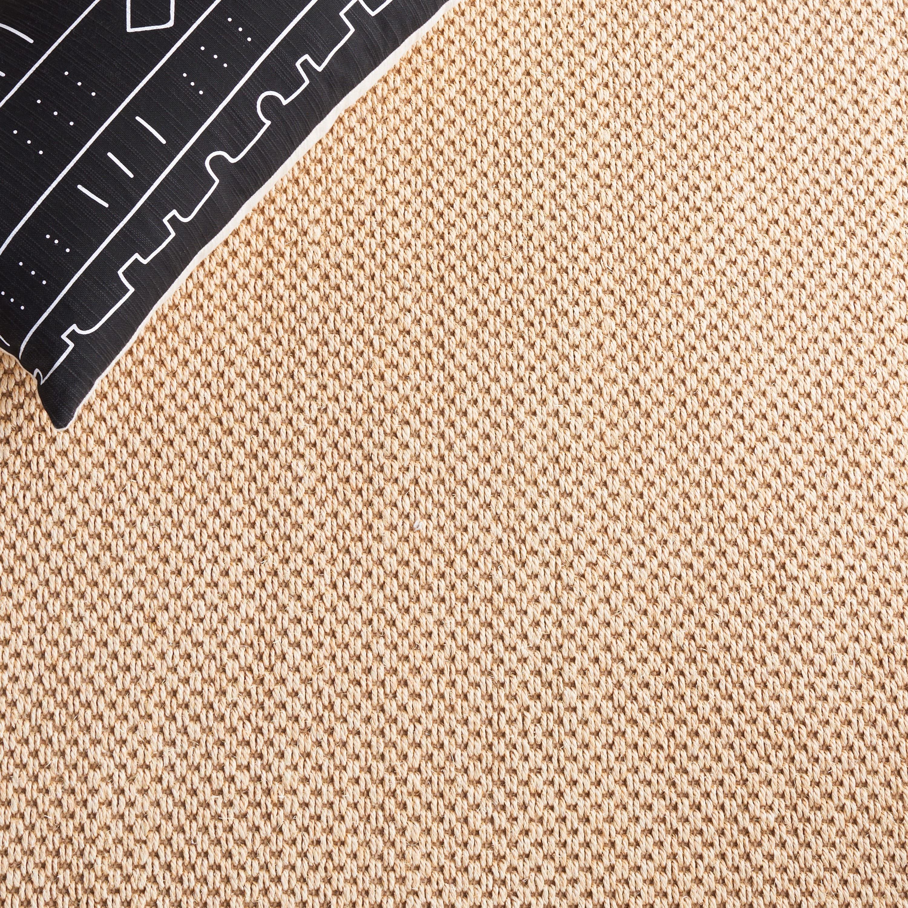 Natural Fiber NF141 Power Loomed Indoor Accent Rug - Maize/Brown - 2'x3' - Safavieh.
