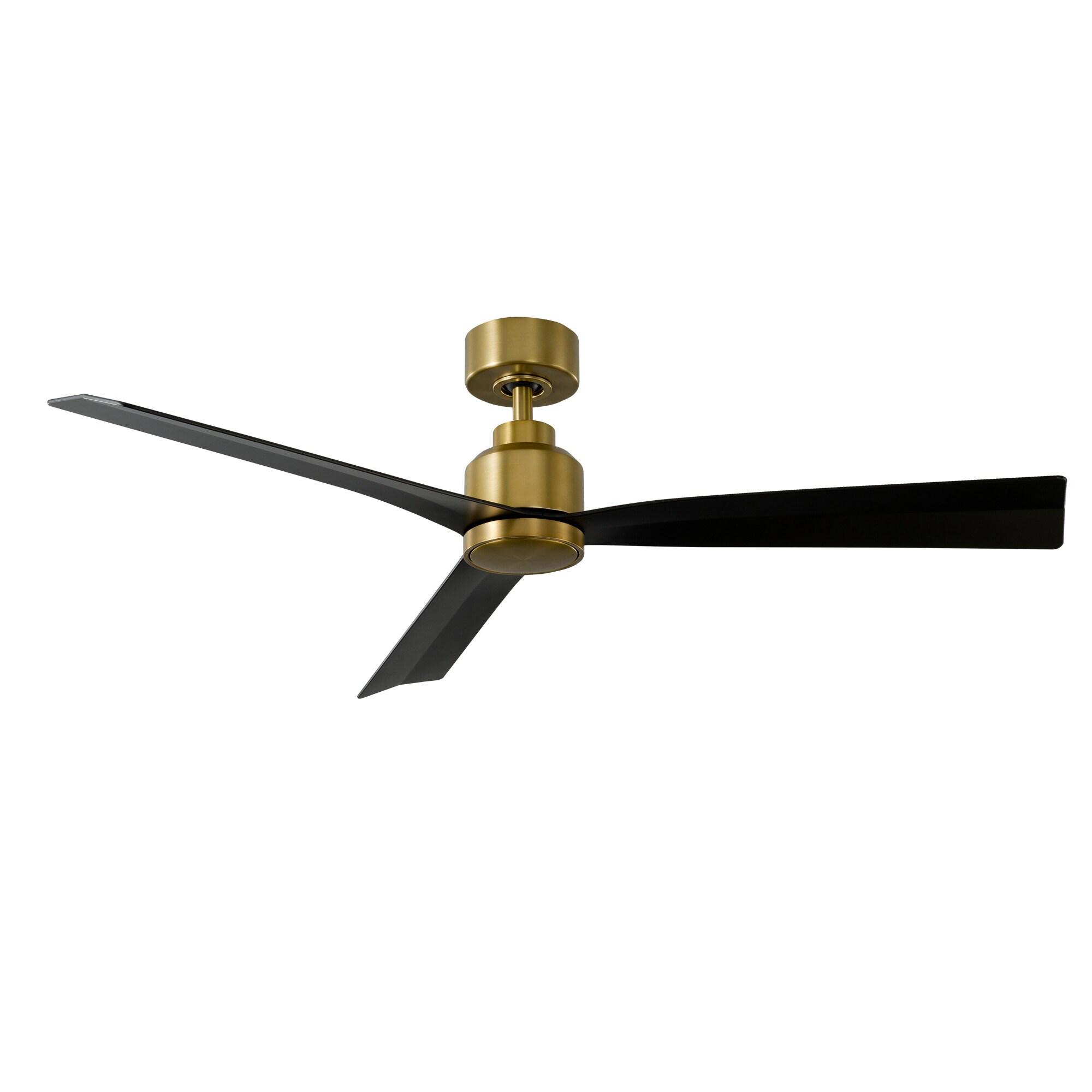 52" Smart Home Compatible 3 Blade Smart Ceiling Fan with Remote
