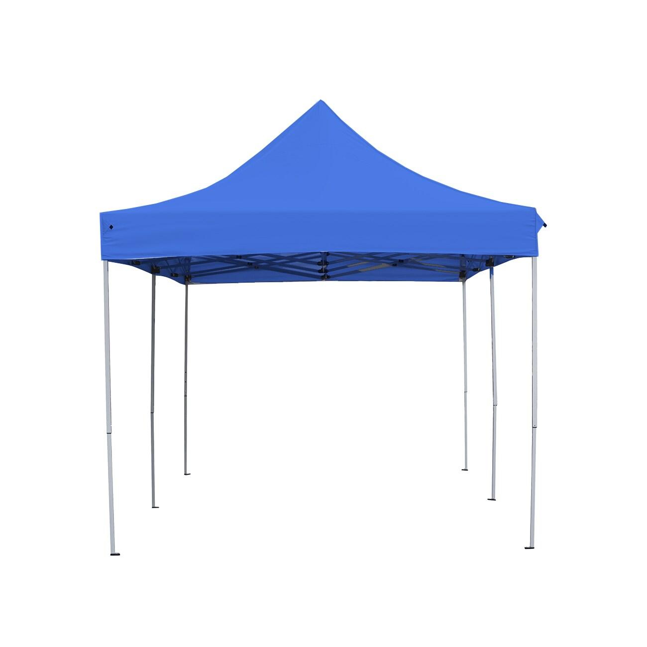 Ainfox 10 x 20 ft Pop up Outdoor Canopy Tent,Portable Shade Instant Folding Gazebo Tent,Blue