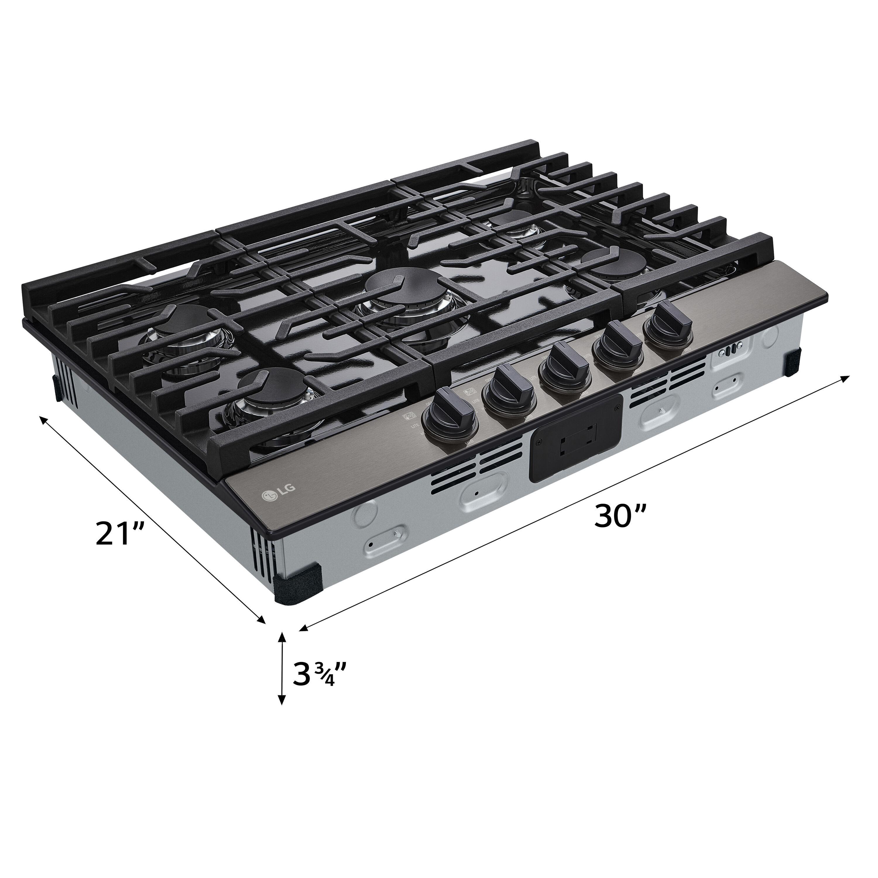 LG CBGJ3023D  COOKTOPS (GAS) Stainless Steel