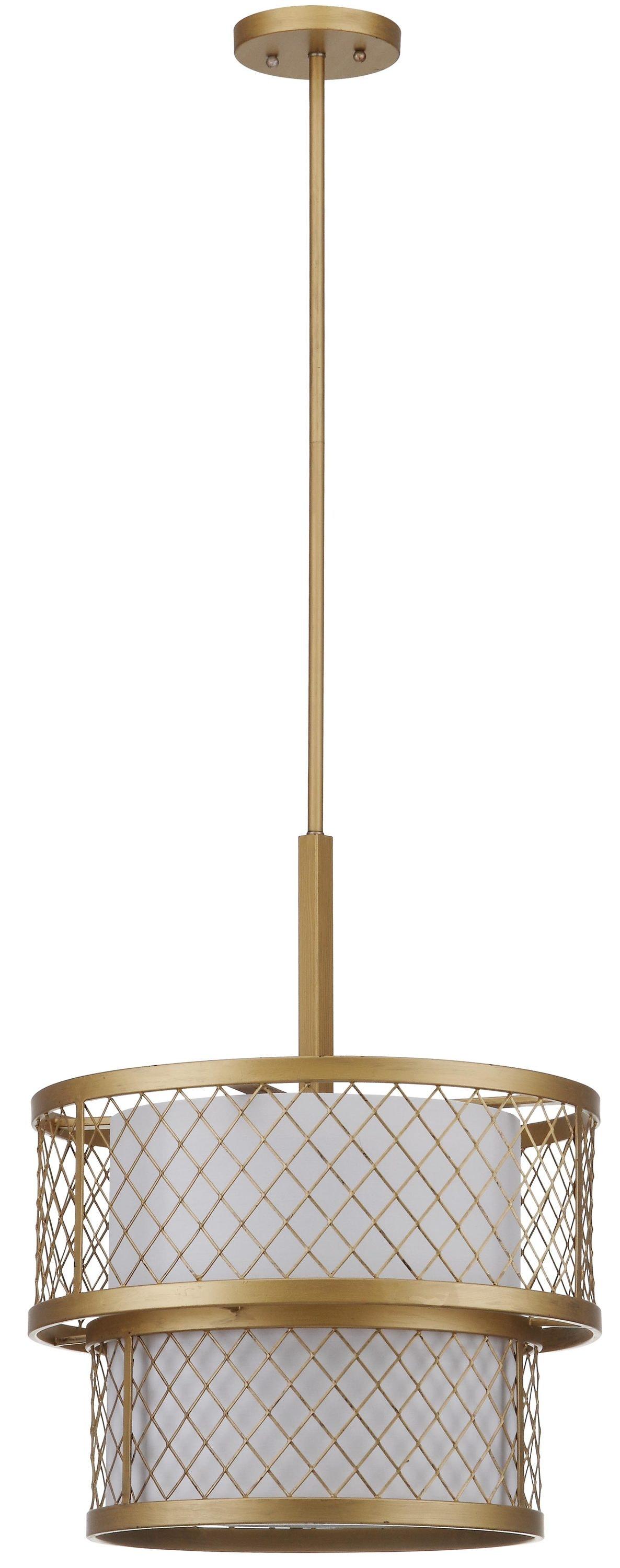 Evie Mesh Pendant Light - Antique Gold - Safavieh.