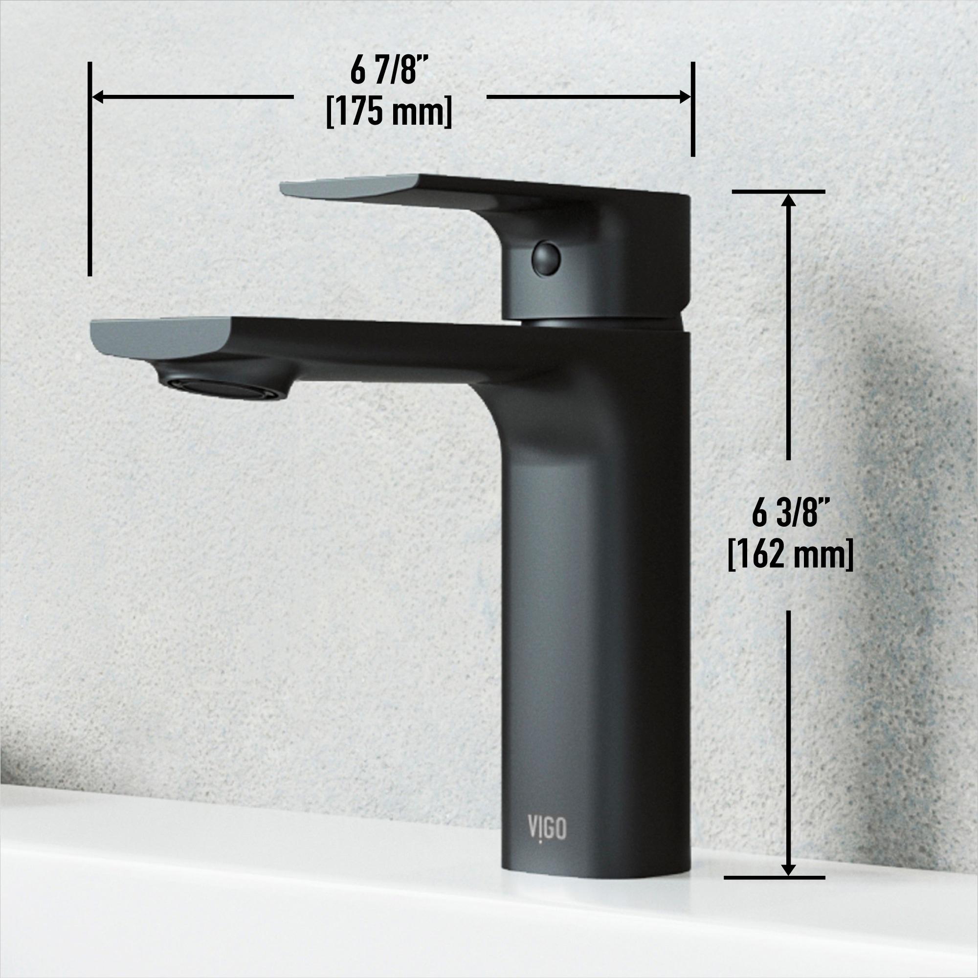 Davidson 6" H Single Handle Single Hole Bathroom Faucet