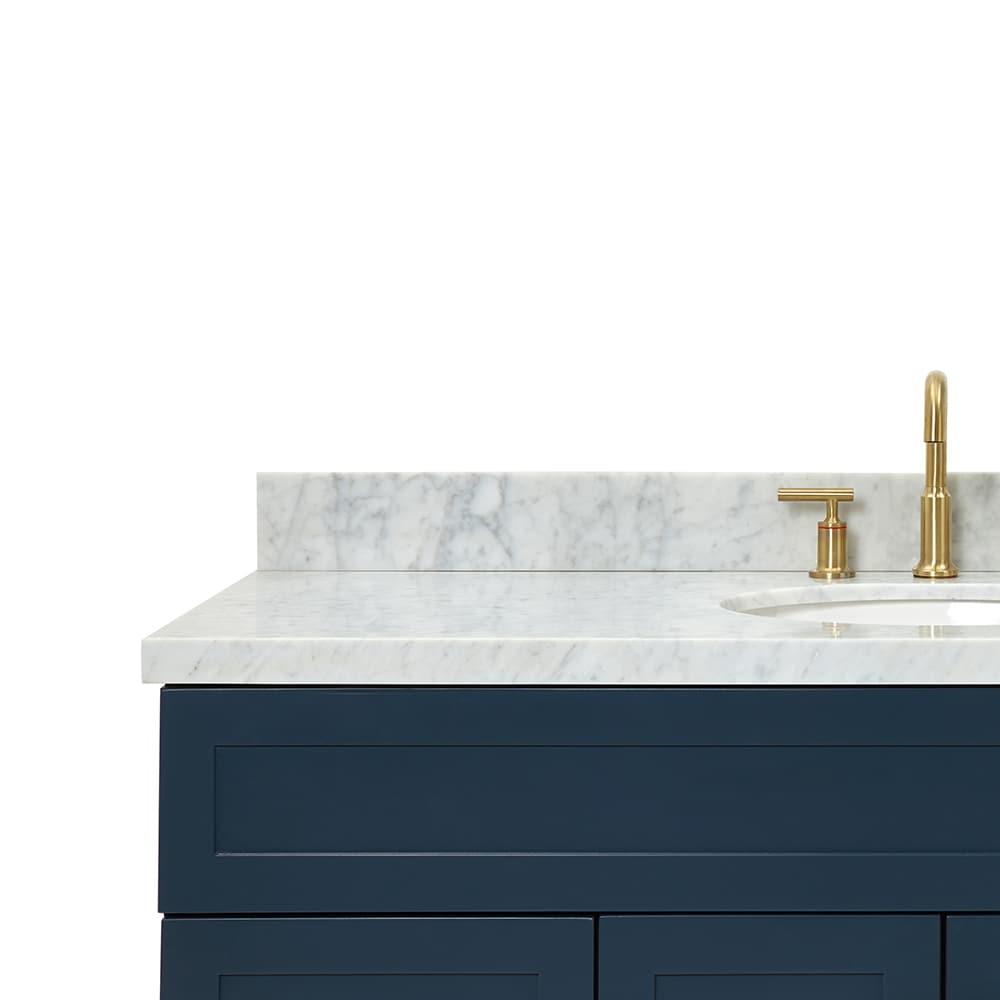 Ariel F055scwovo Hamlet 55" Free Standing Single Basin Vanity Set - Blue