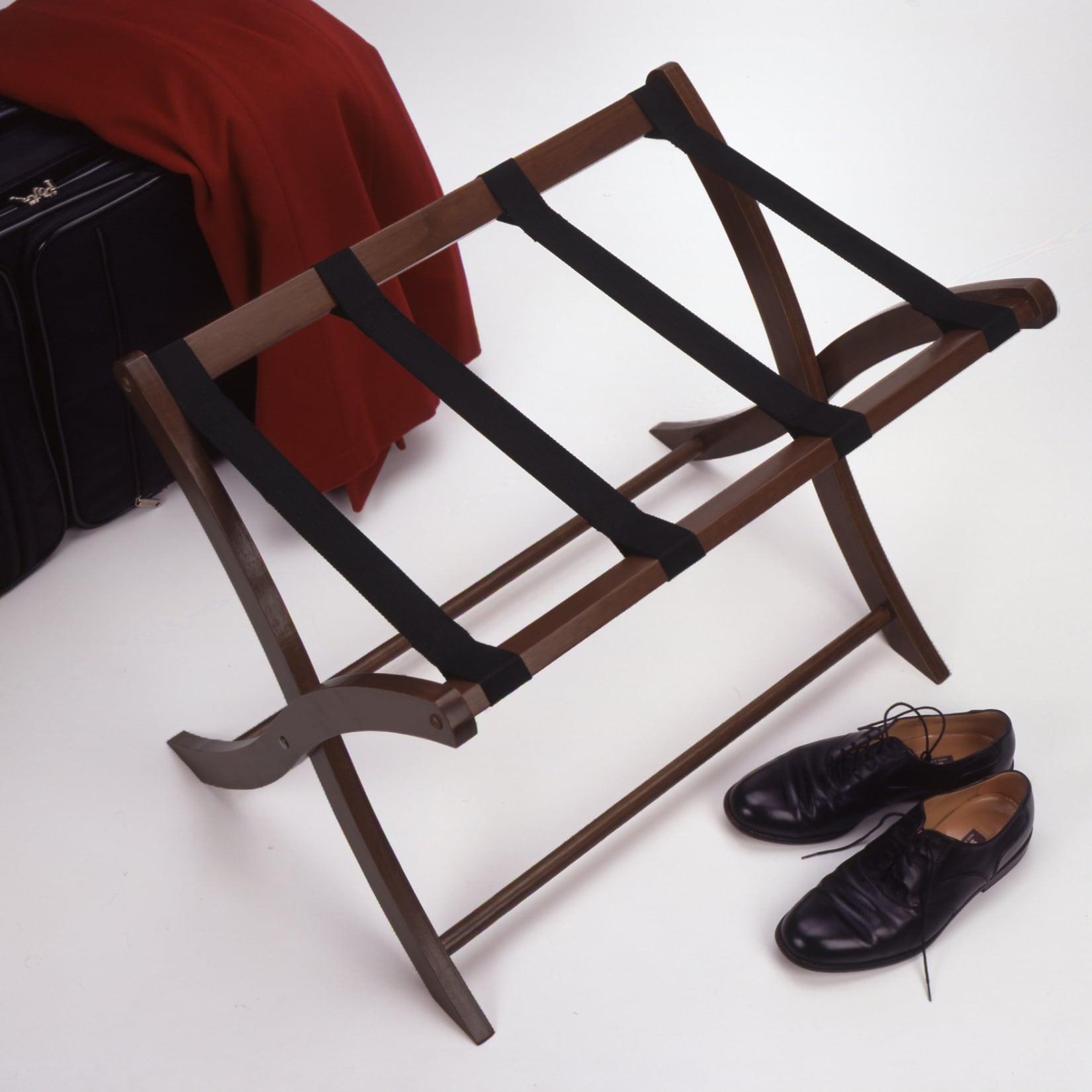Scarlett Luggage Rack In Walnut Brown - Winsome