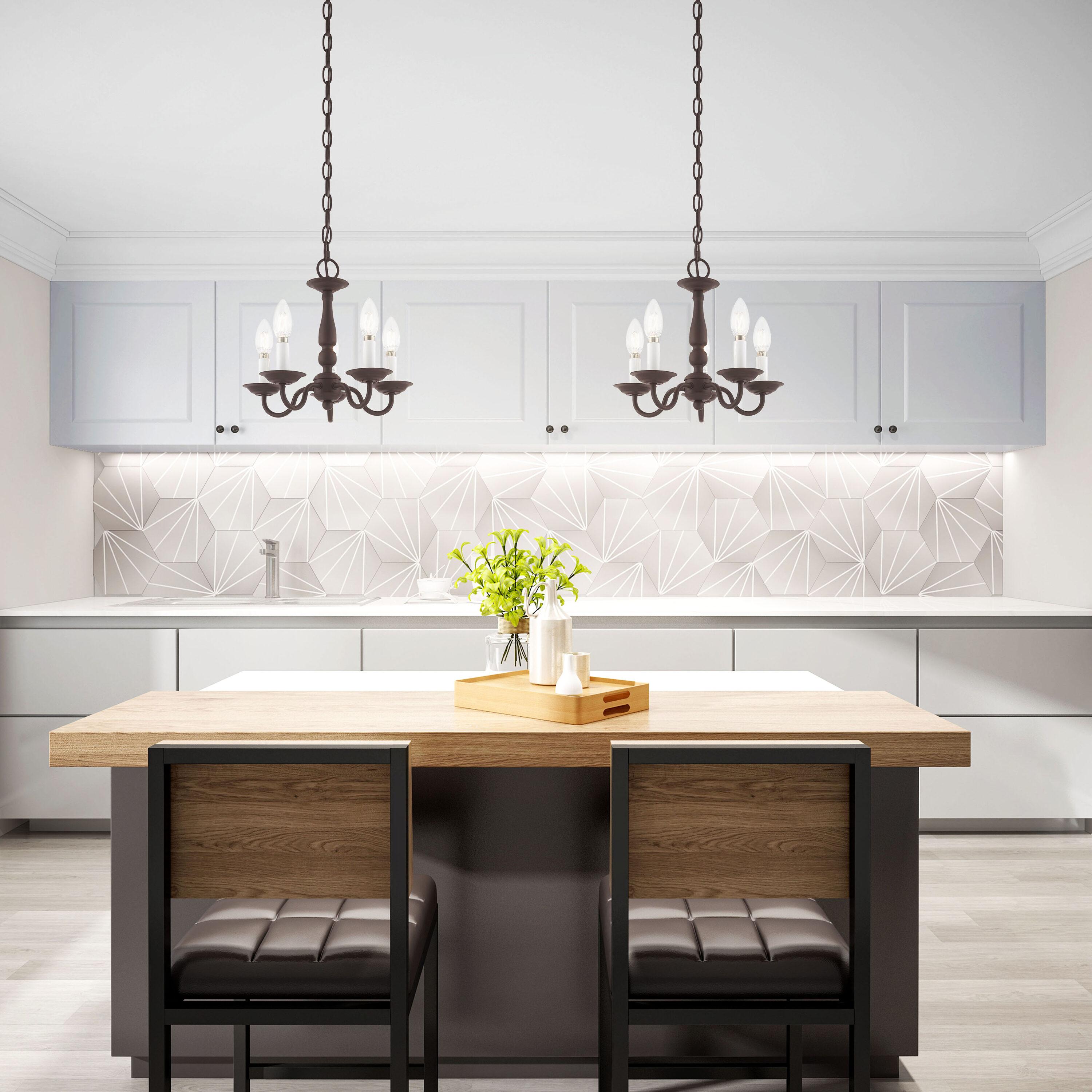 Livex Lighting Williamsburgh 5 - Light Chandelier in  Bronze