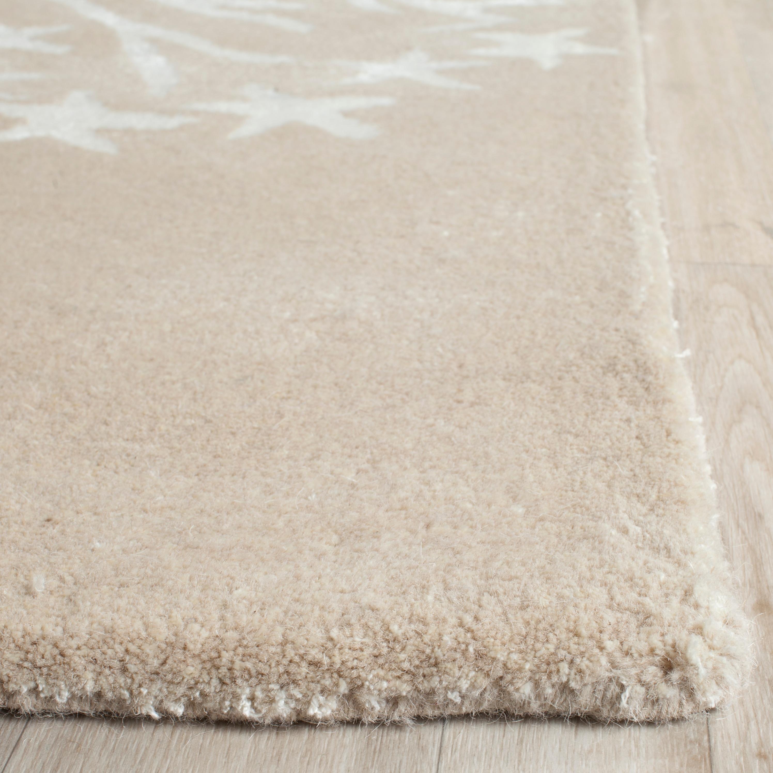 Bella BEL131 Hand Tufted Area Rug - Sand/Ivory - 8'x10' - Safavieh.