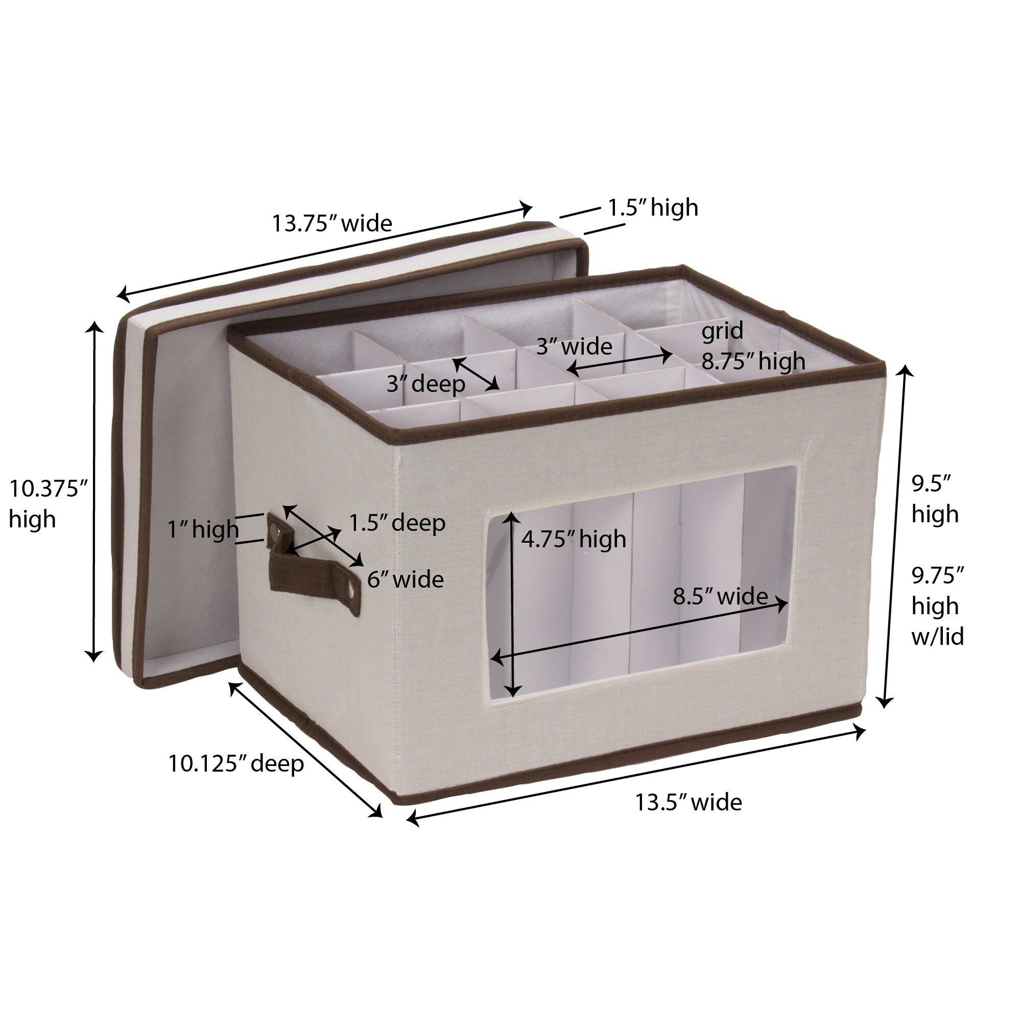 Canvas Stemware Storage