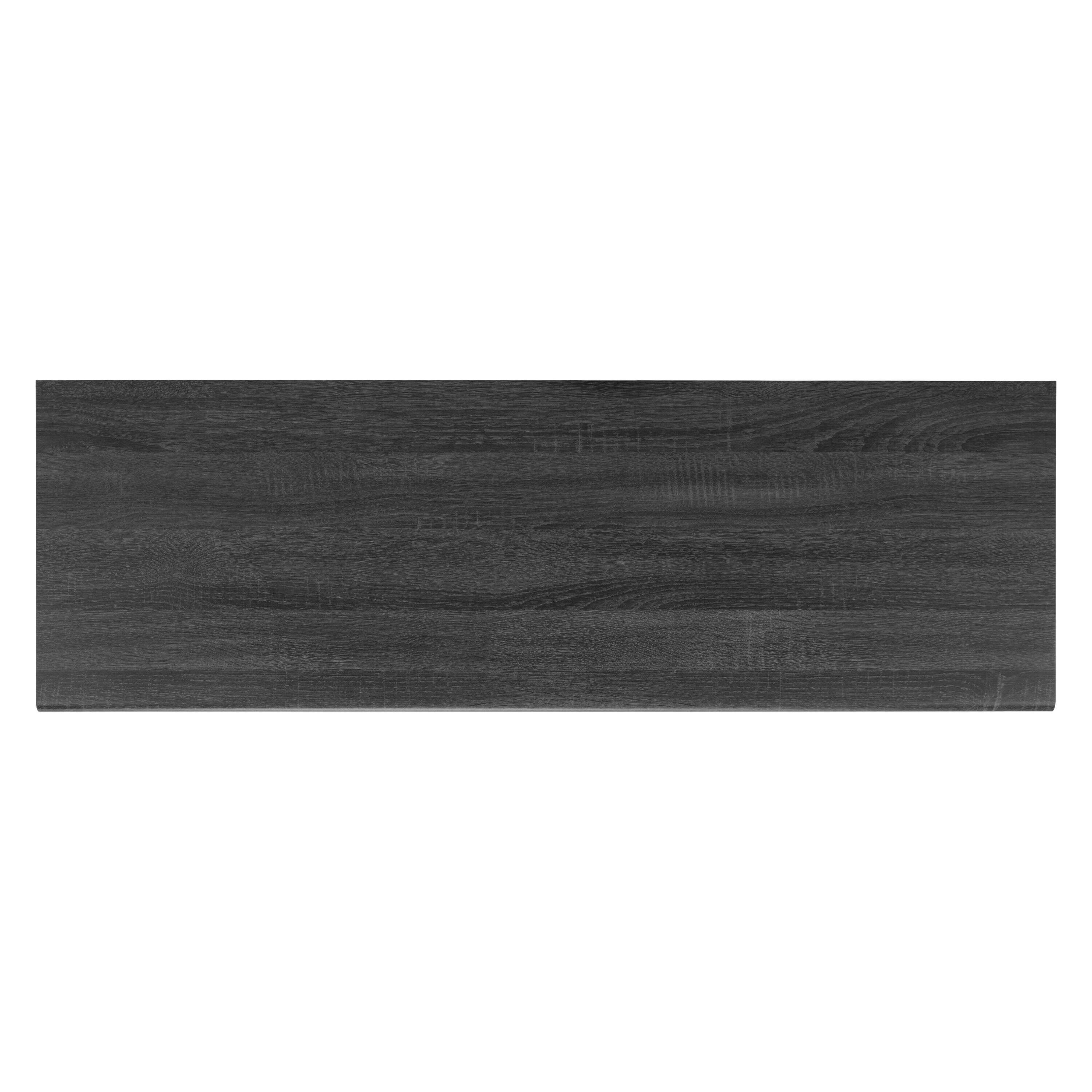 Aurelio 1 Shelf Media Stand - Distressed Black - Safavieh