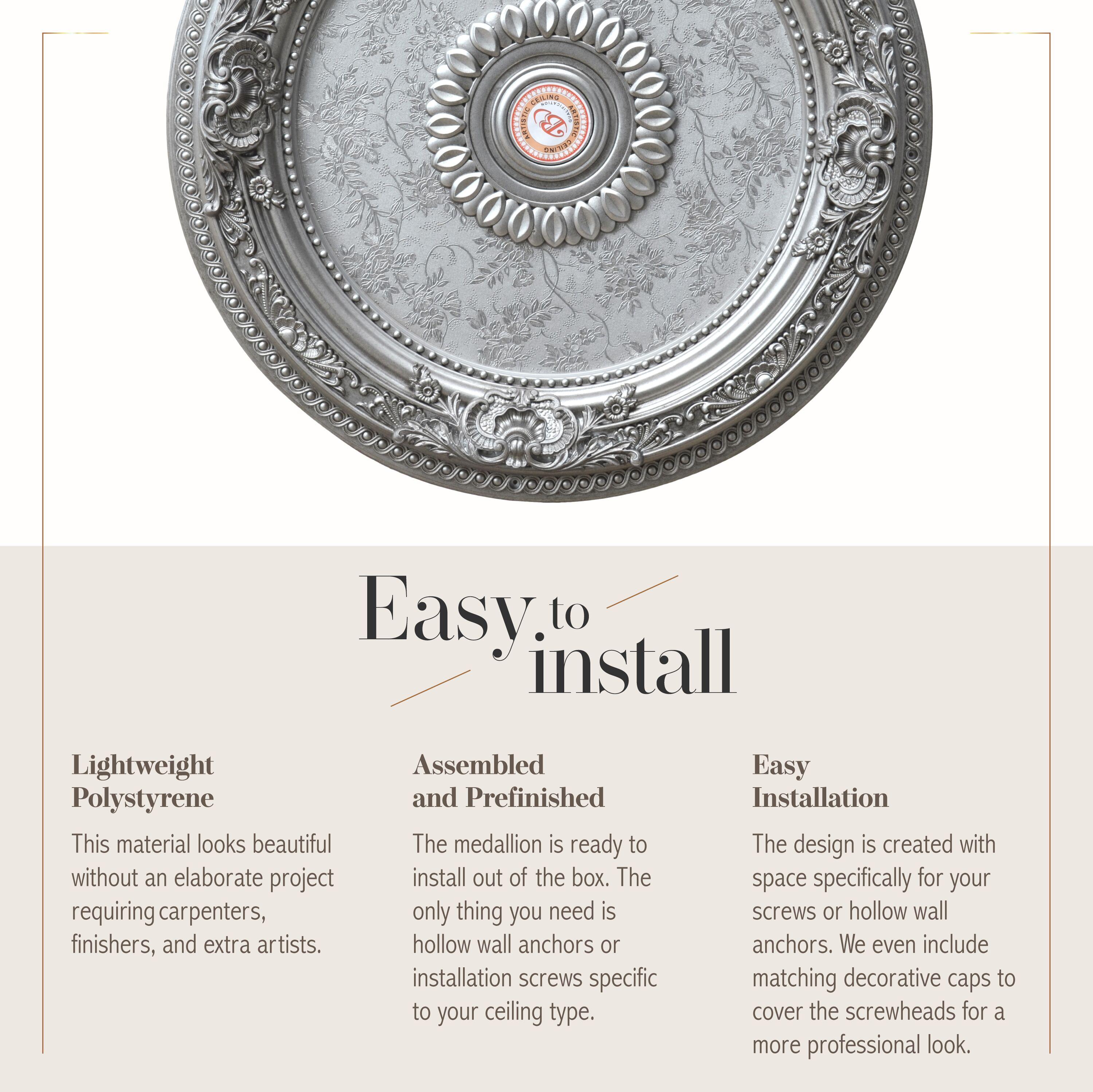 Antique Round Ceiling Medallion