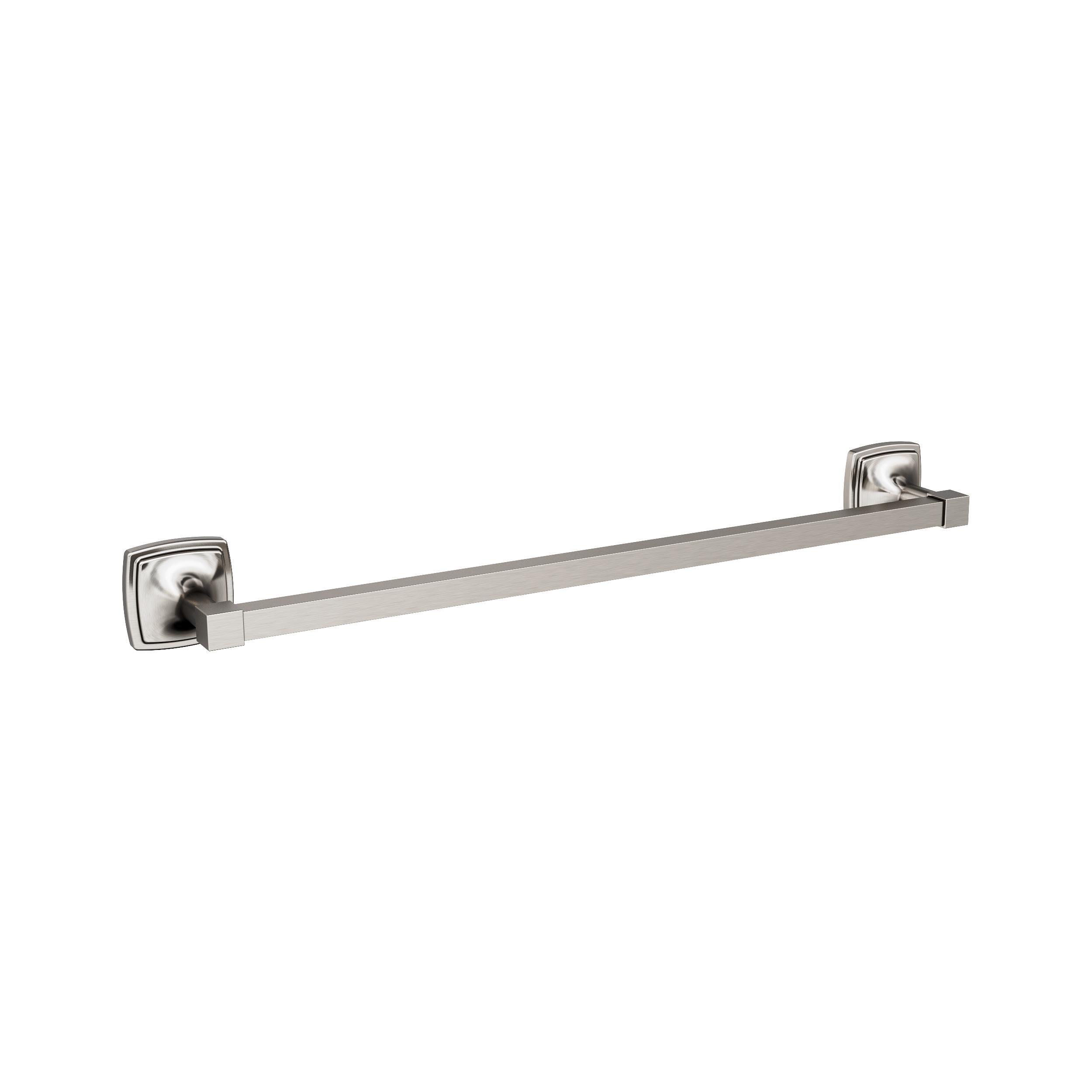 Amerock Stature Brushed Nickel 18 inch (457mm) Towel Bar