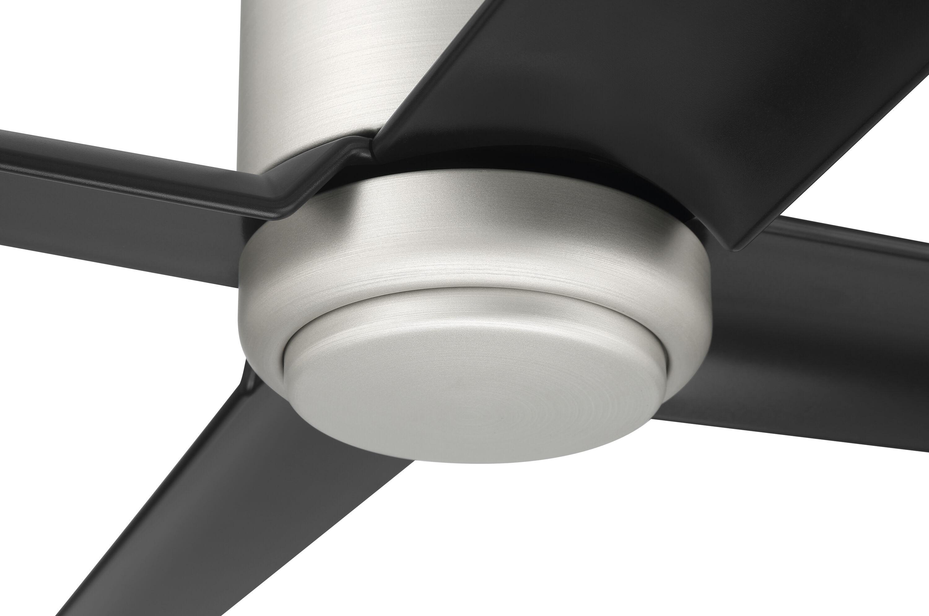 Craftmade Quell 52" Damp-Rated Ceiling Fan with LED Lights & Remote