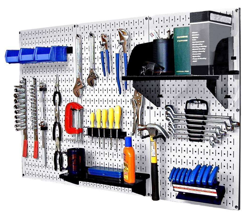 Pegboard Standard Tool Storage 32" H x 48" W Kit