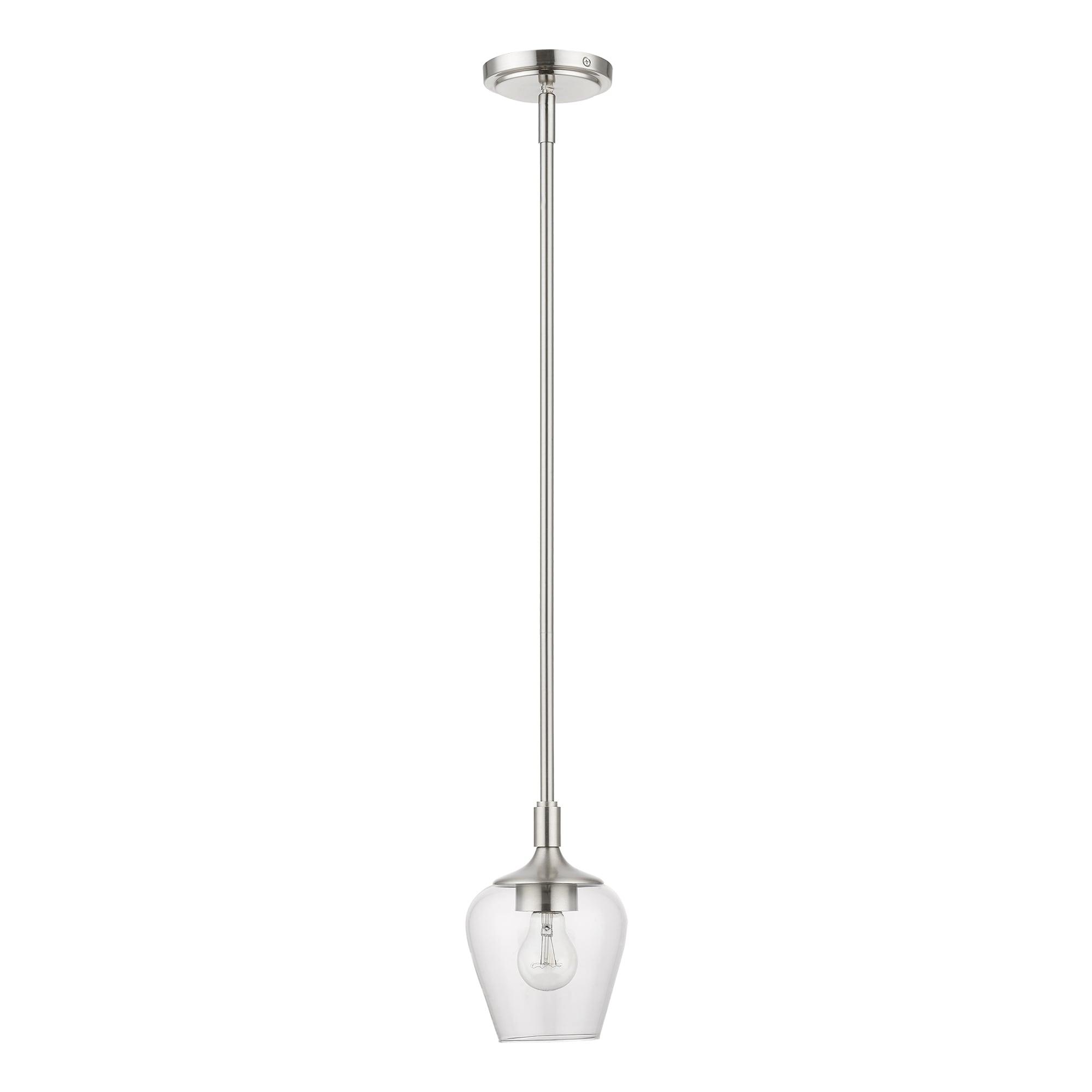 Livex Lighting Willow 1 - Light Pendant in  Brushed Nickel