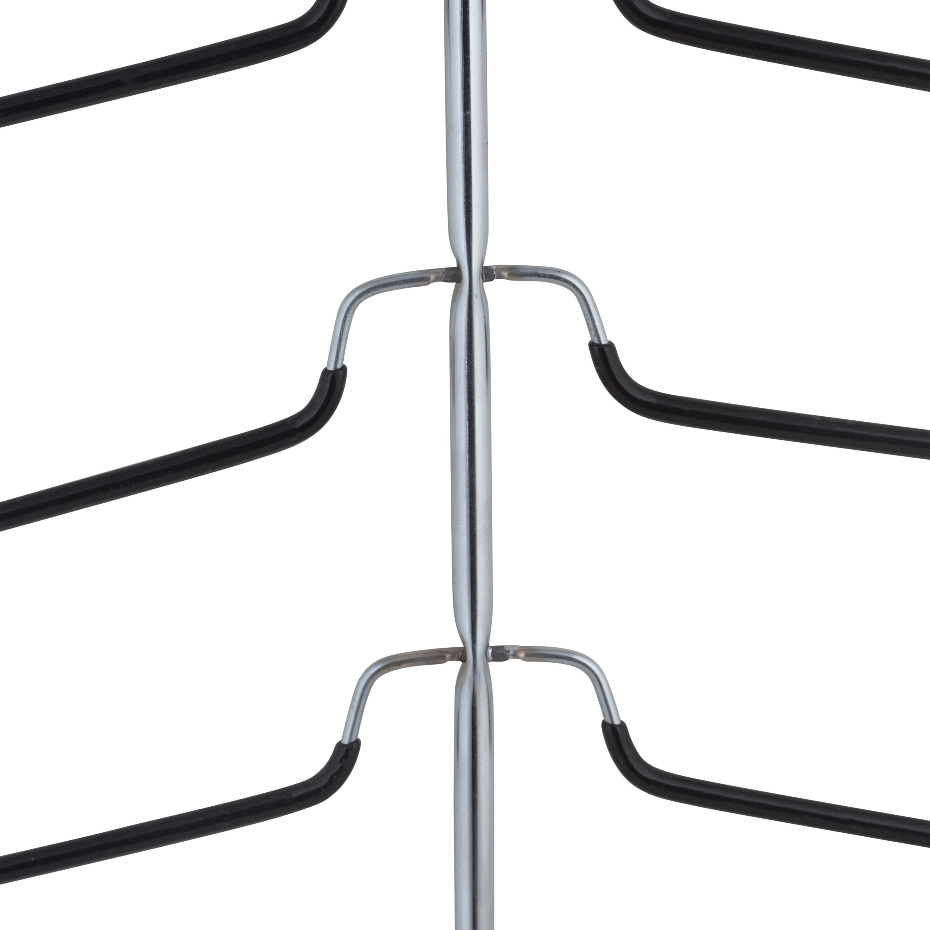 Organize It All 6 Tier Blouse Tree Metal Clothes Shirt Hanger in Chrome