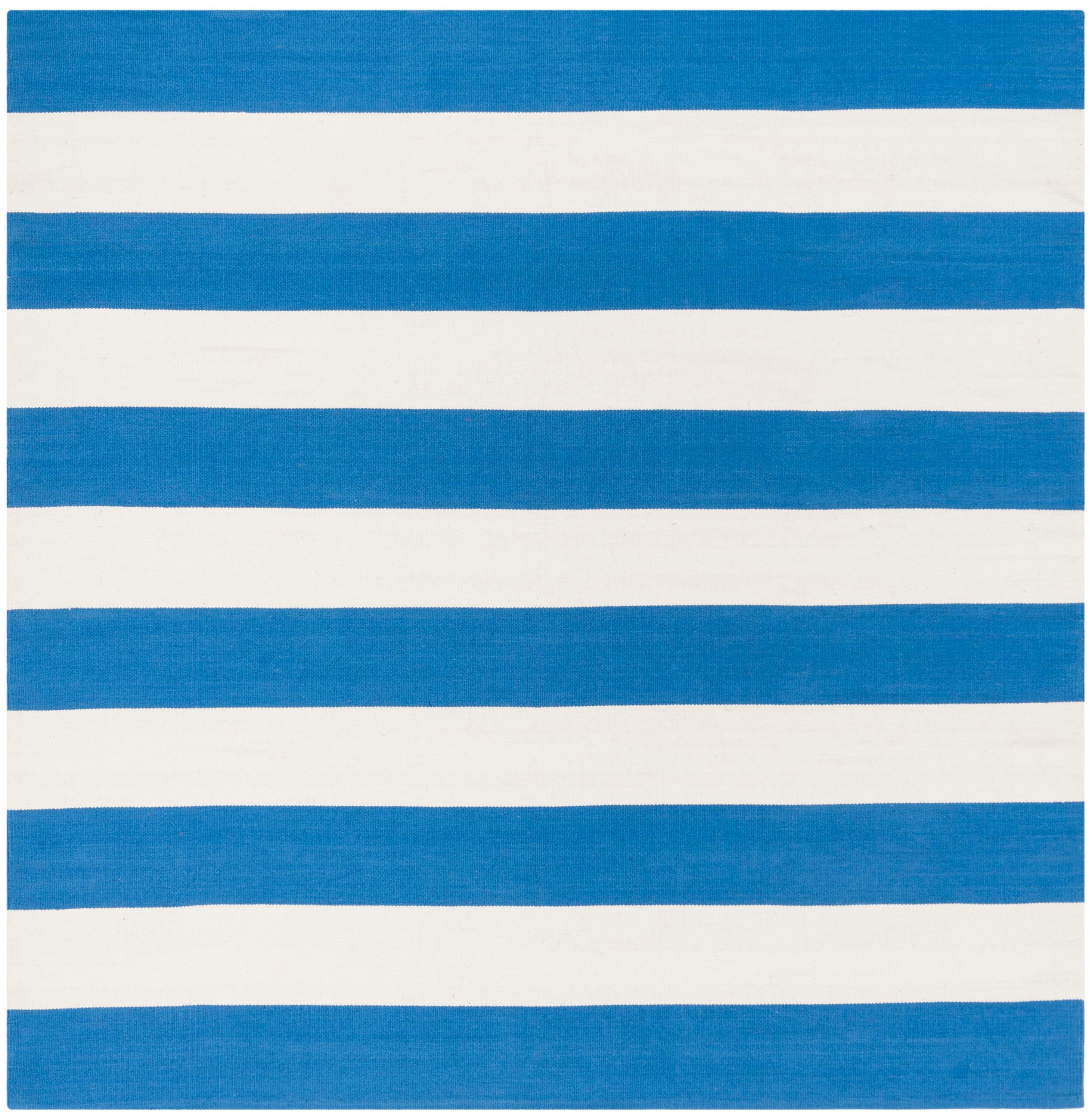 Montauk MTK712 Hand Woven Indoor Area Rug - Blue/Ivory - 6'x6' - Safavieh