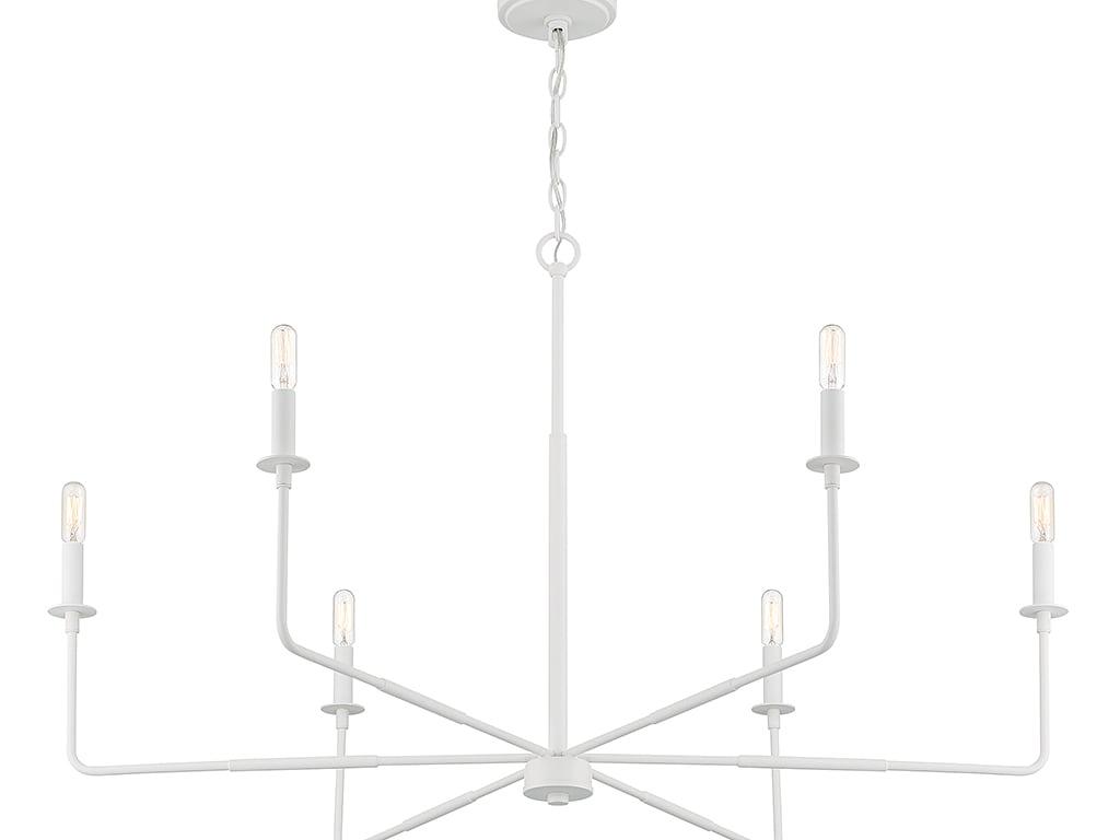 Alysa 6 - Light Dimmable Classic / Traditional Chandelier