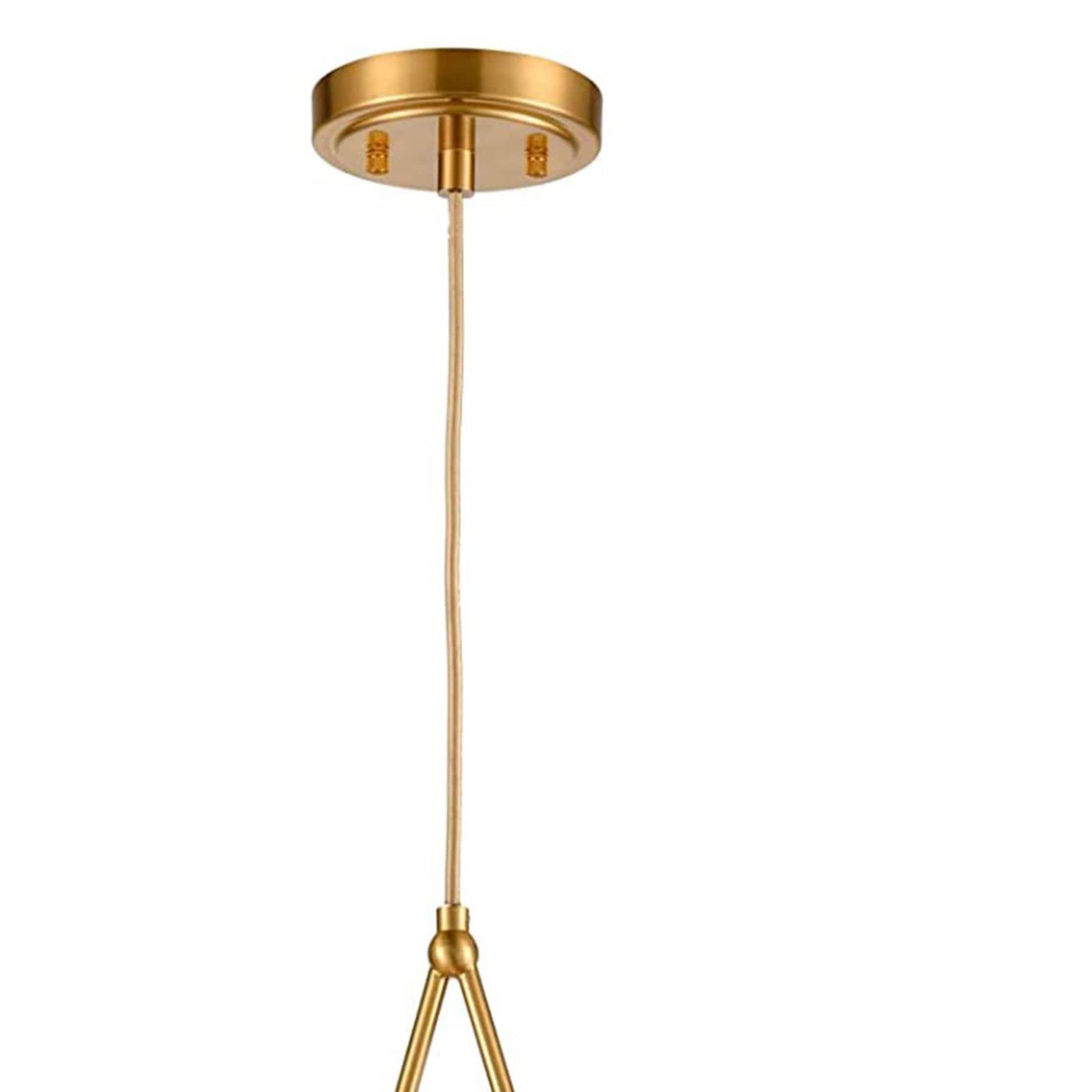 Galassia Pendant Light by AERIN - Burnished Brass / 9.5"W