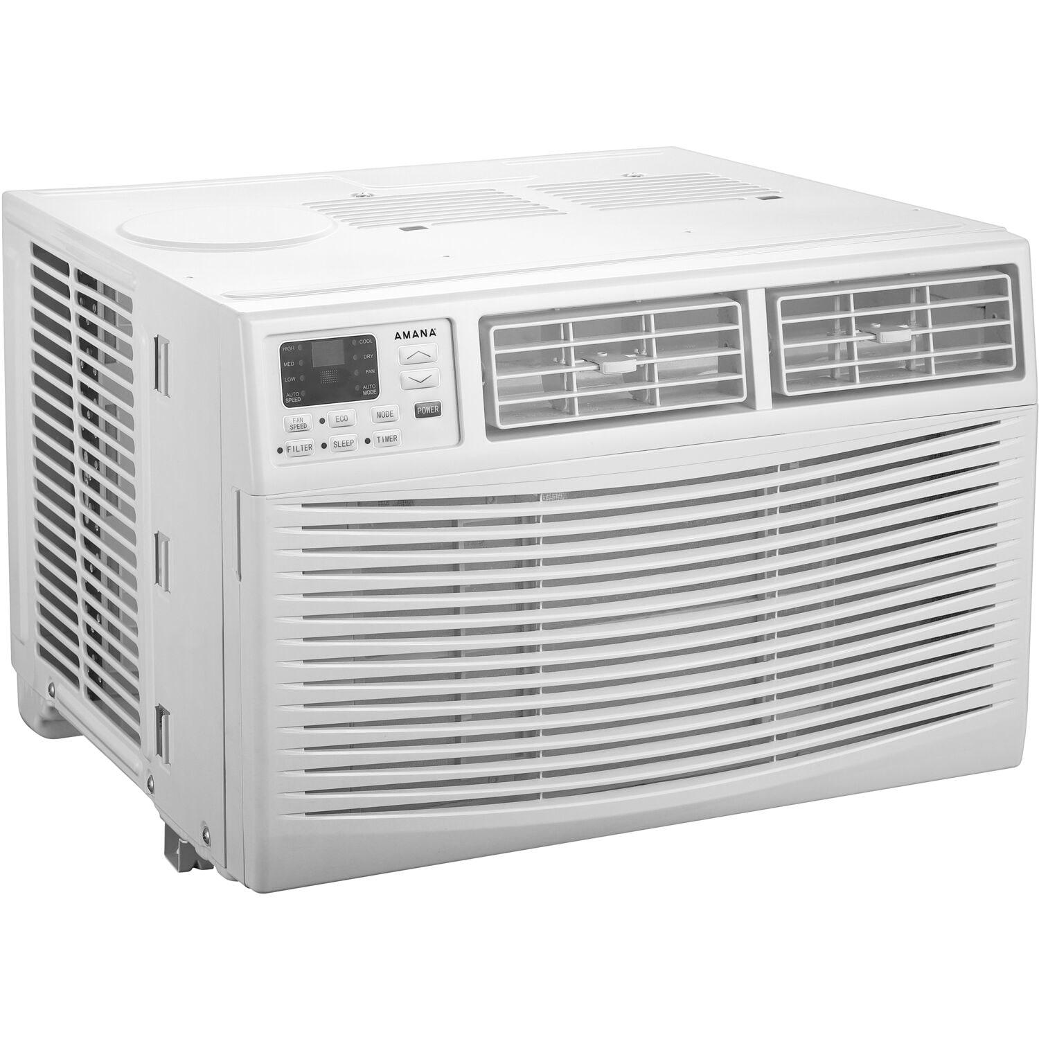 Amana 10,000 BTU Window Air Conditioner, 115V, Cools Rooms up to 450 Sq. Ft., White