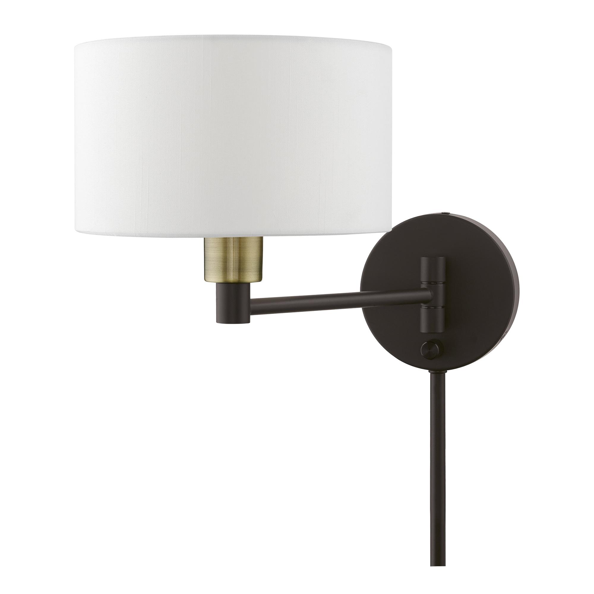 Livex Lighting 1 - Light Wall Light in  Bronze/Antique Brass