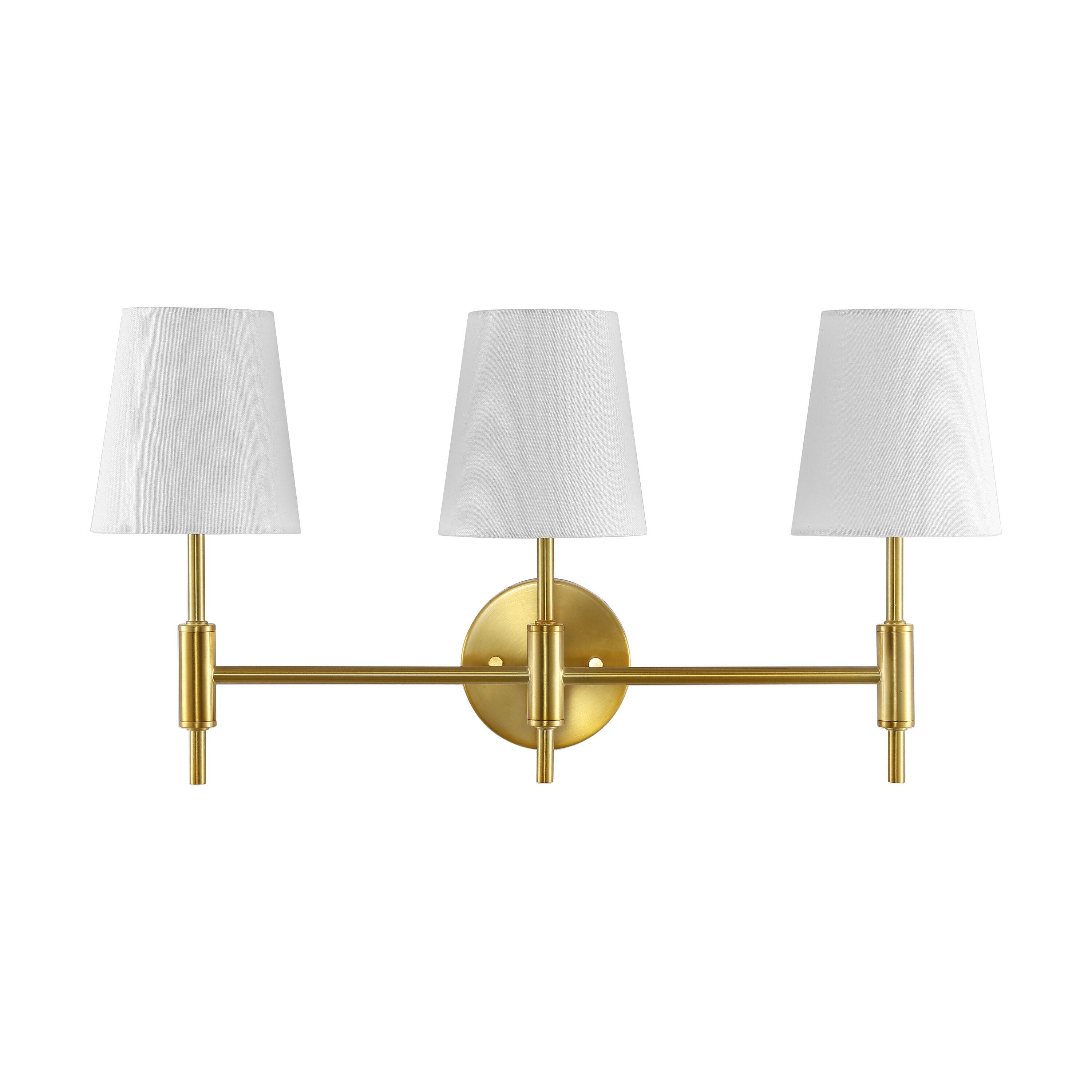 Darya 3 Light 24" Wall Sconce - SCN4119 - Brass - Safavieh