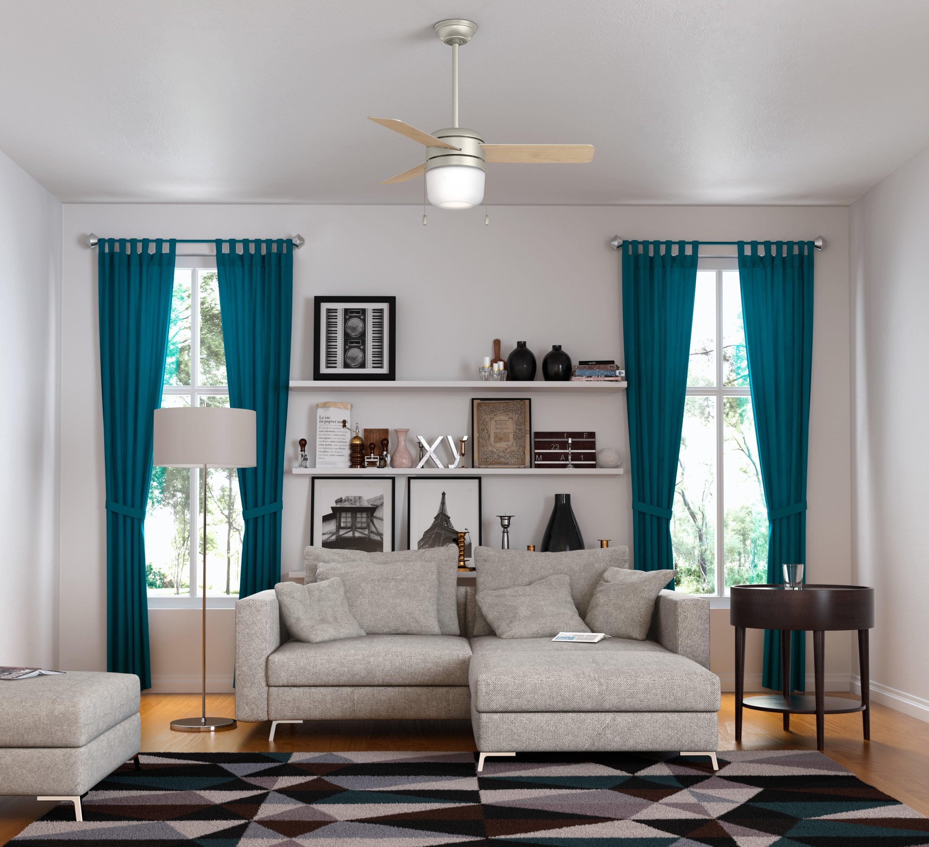 42" Acumen 3 - Blade LED Standard Ceiling Fan with Pull Chain and Light Kit Included