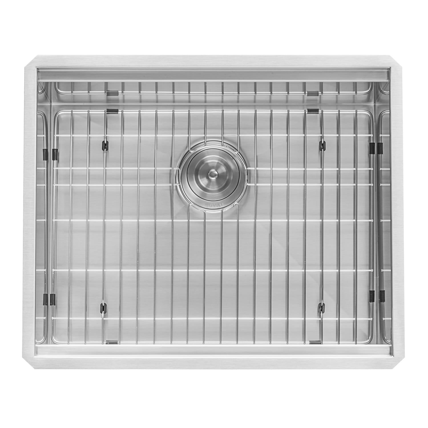 Ruvati Workstation Undermount 16 Gauge Stainless Steel Kitchen Sink Single Bowl