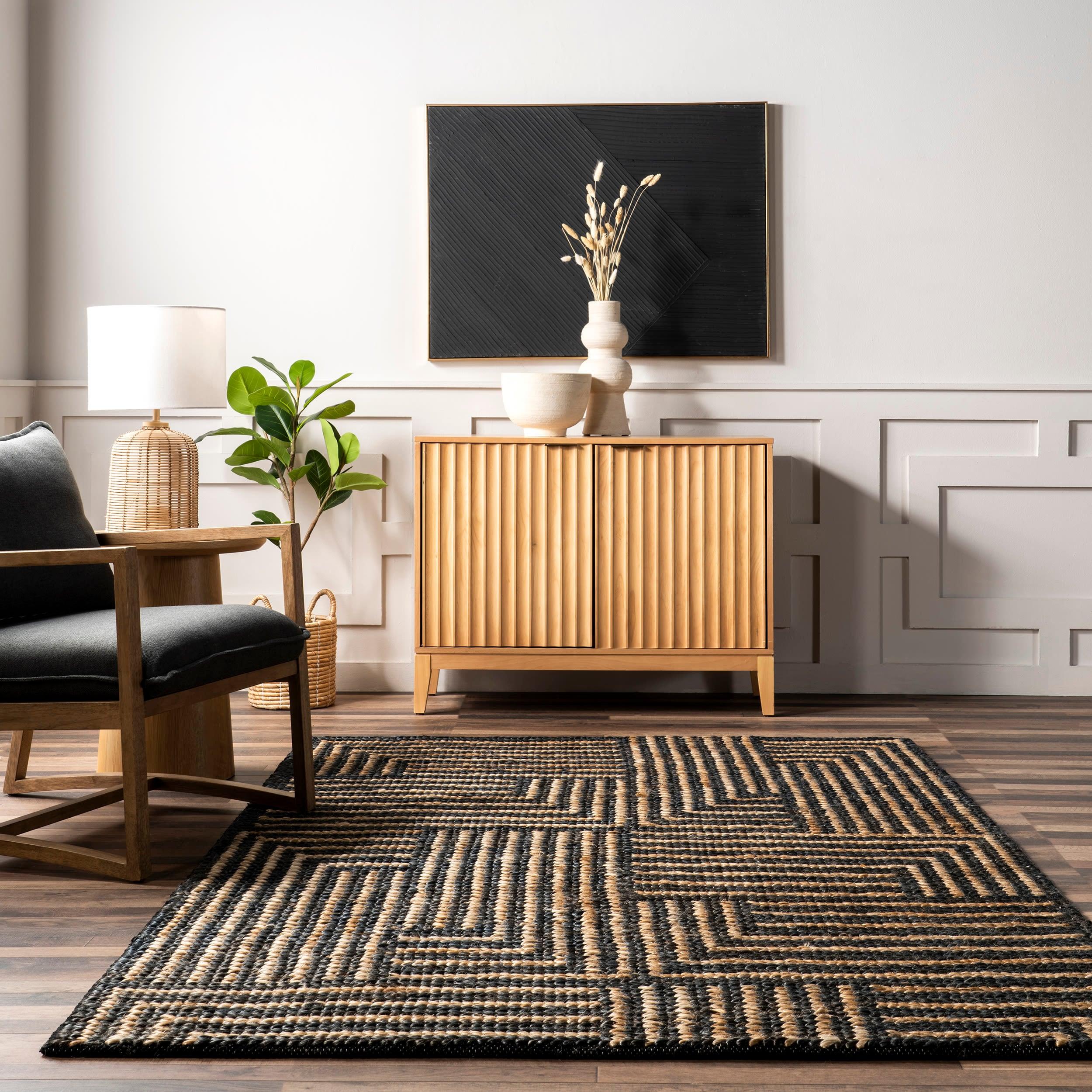 Grassland Handwoven Jute Area Rug