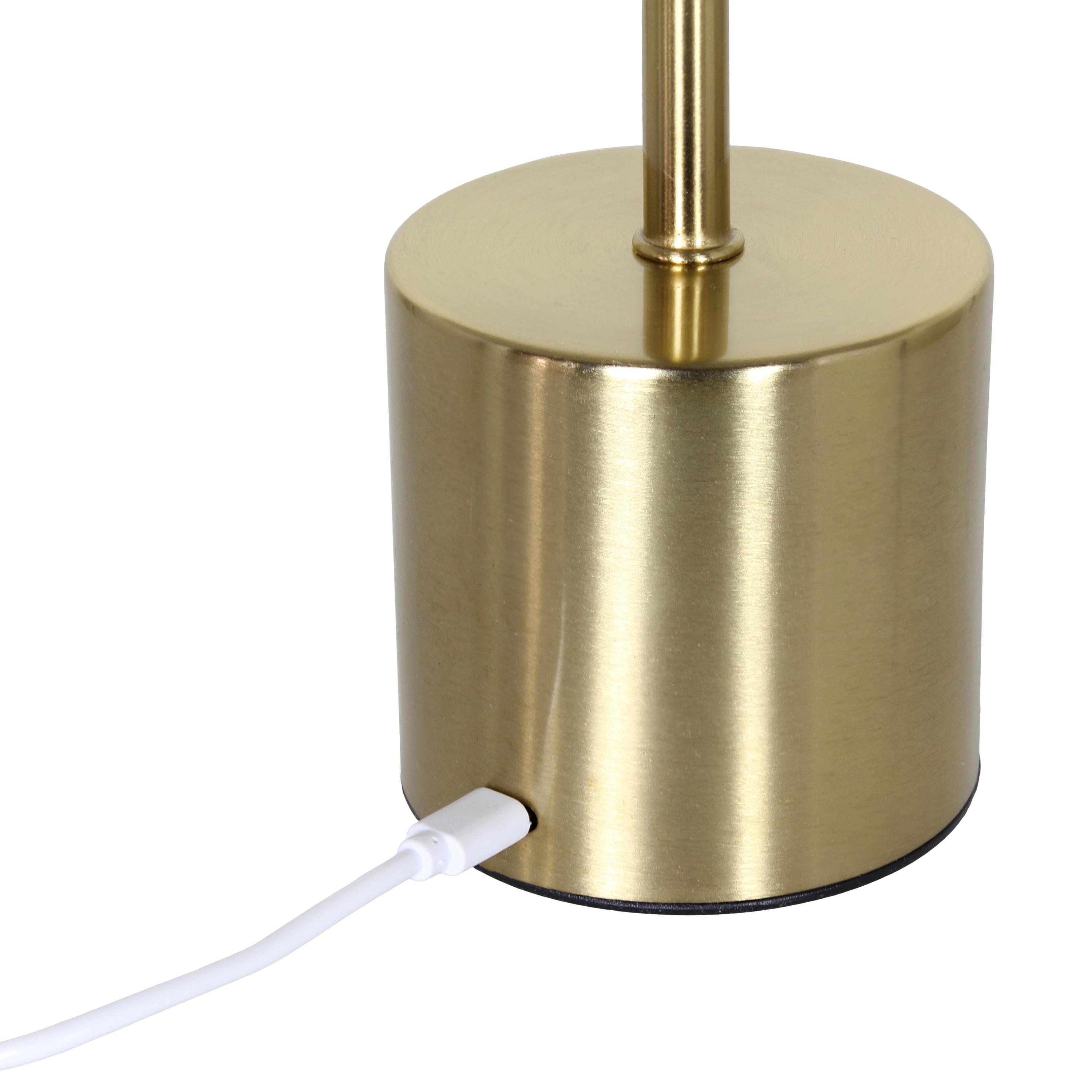 Wrought Studio™ Simple Designs 12.75" Skelly Disc Dimming & Rechargeable Cordless 4-Way Touch Sensor Stick Desk Lamp