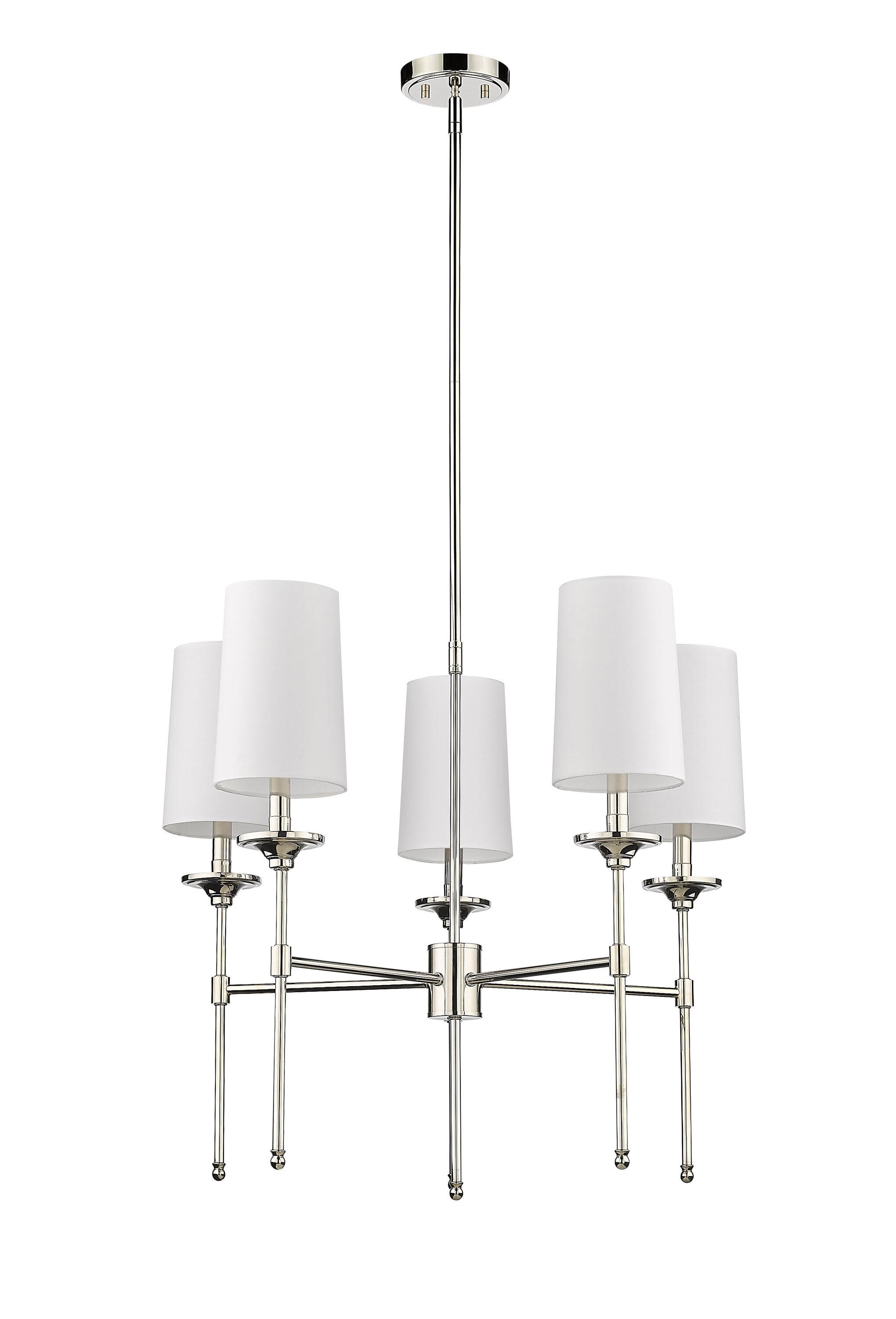 Hayse 5 - Light Dimmable Classic / Traditional Chandelier