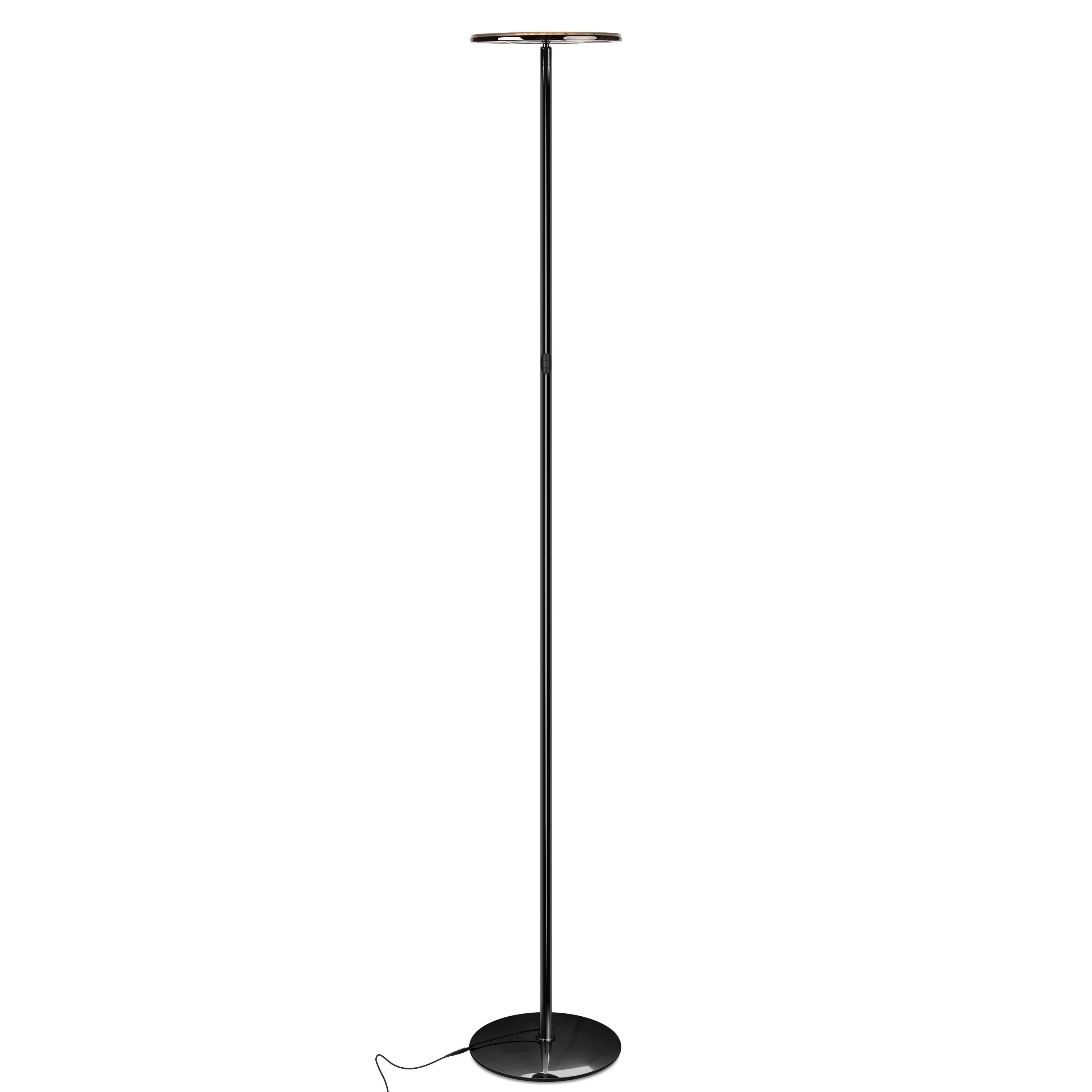 Industrial Dimmable LED Floor Lamp with Adjustable Head