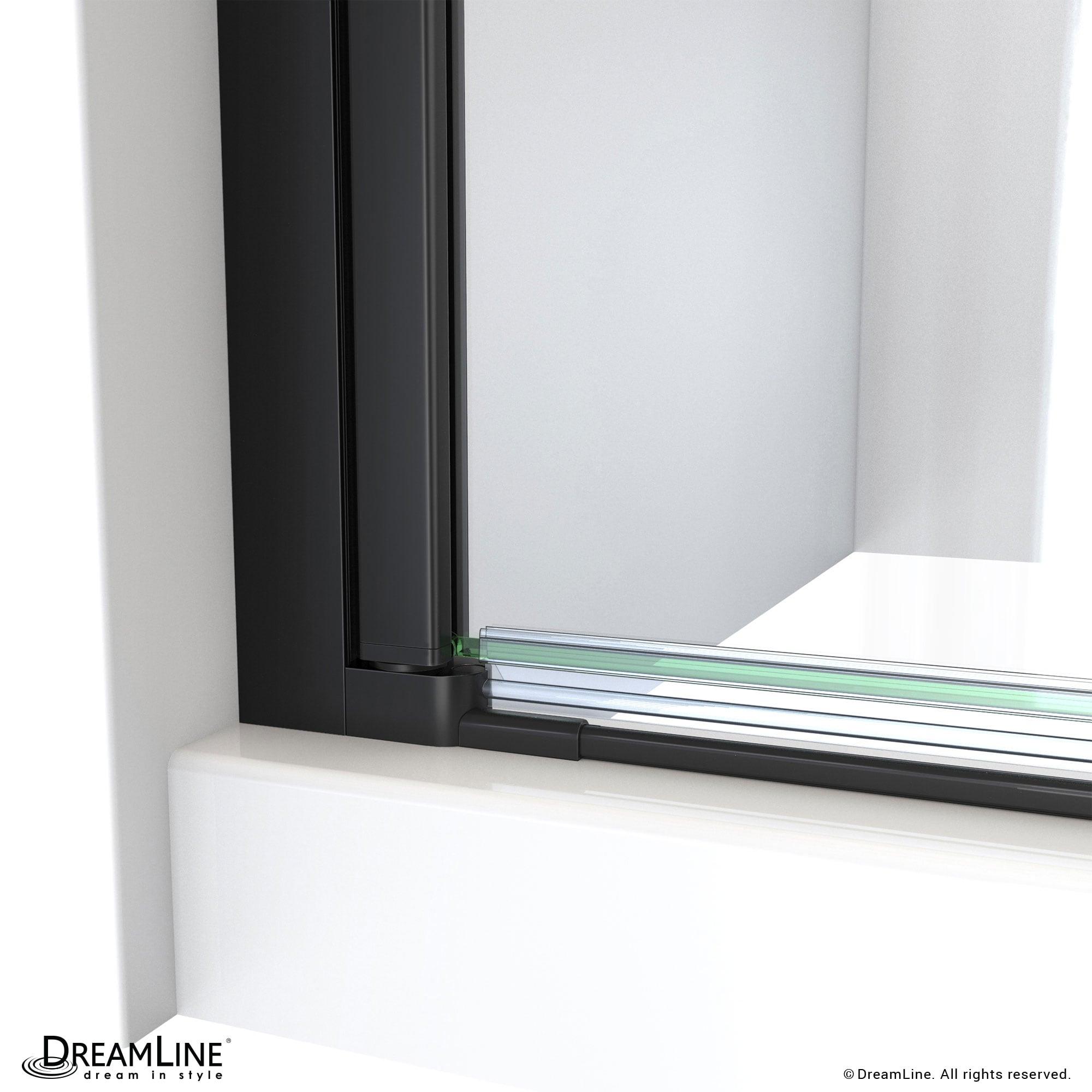 Aqua-Q Fold 36 W X 36 D X 76.75 H Frameless Square Shower Kit