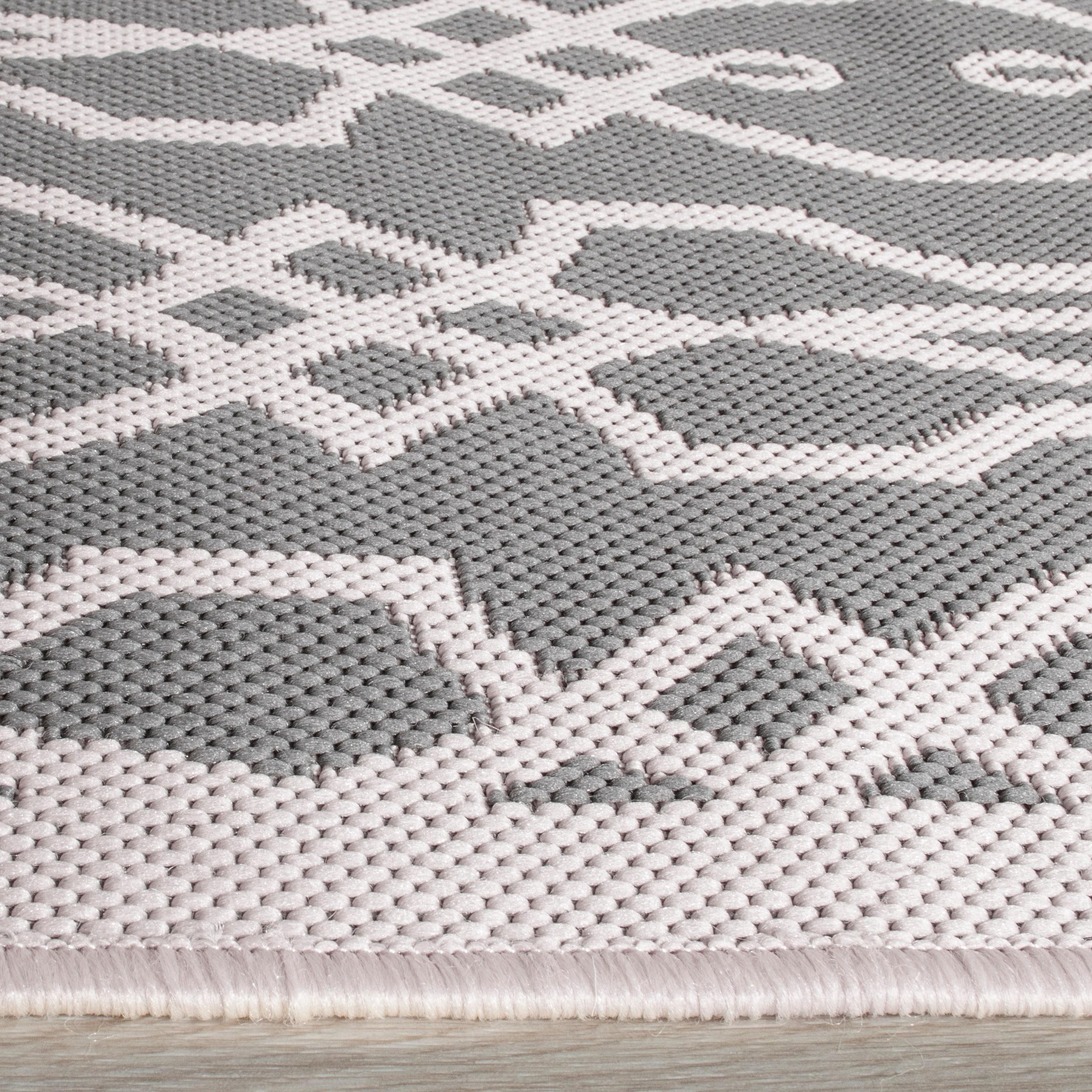 Martha Stewart Villa Screen - MSR4220 - Indoor Power Loomed Runners - Cement - 2'7"x8'2"