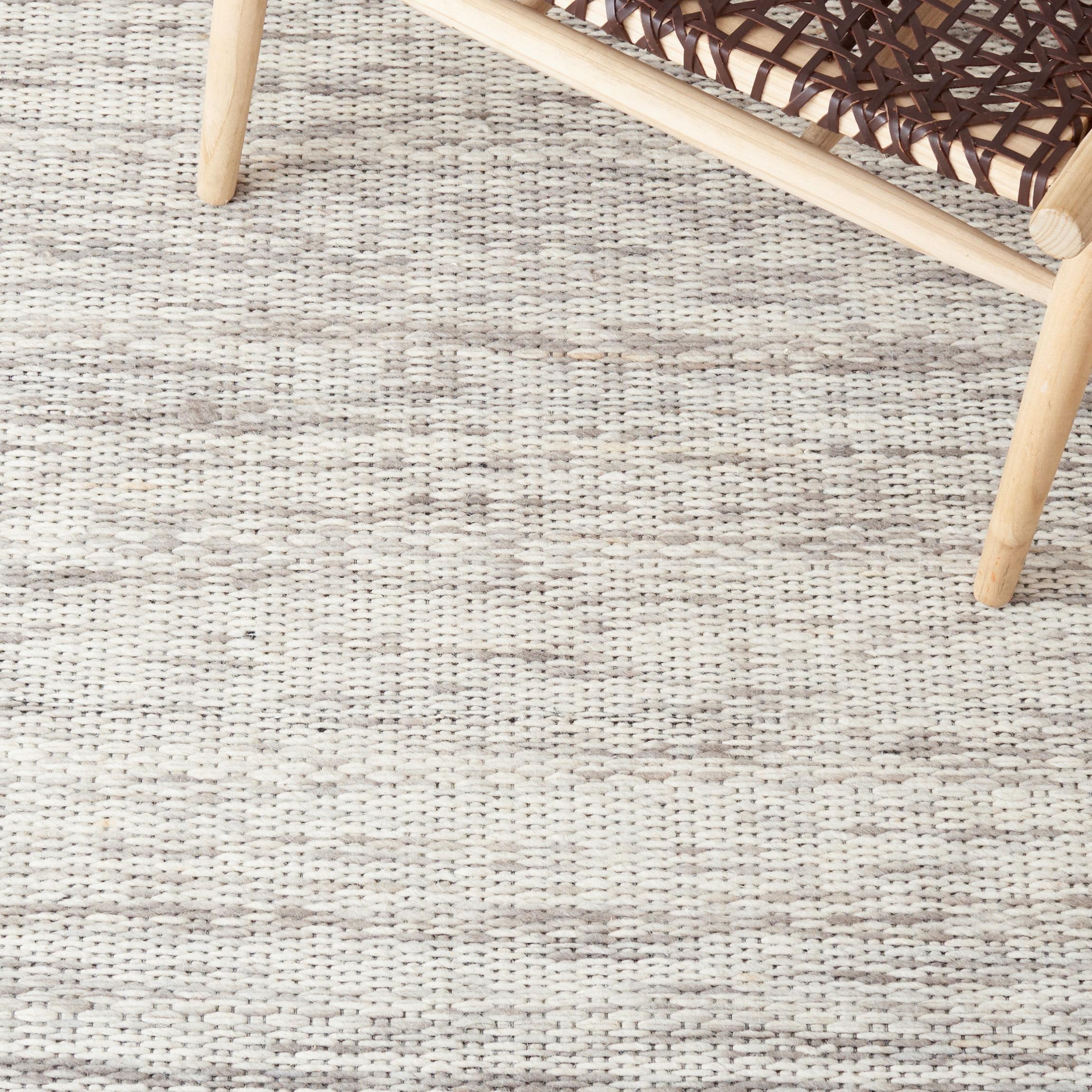 Marbella MRB311 Hand Woven Indoor Area Rug - Grey/Beige - 5'x8' - Safavieh