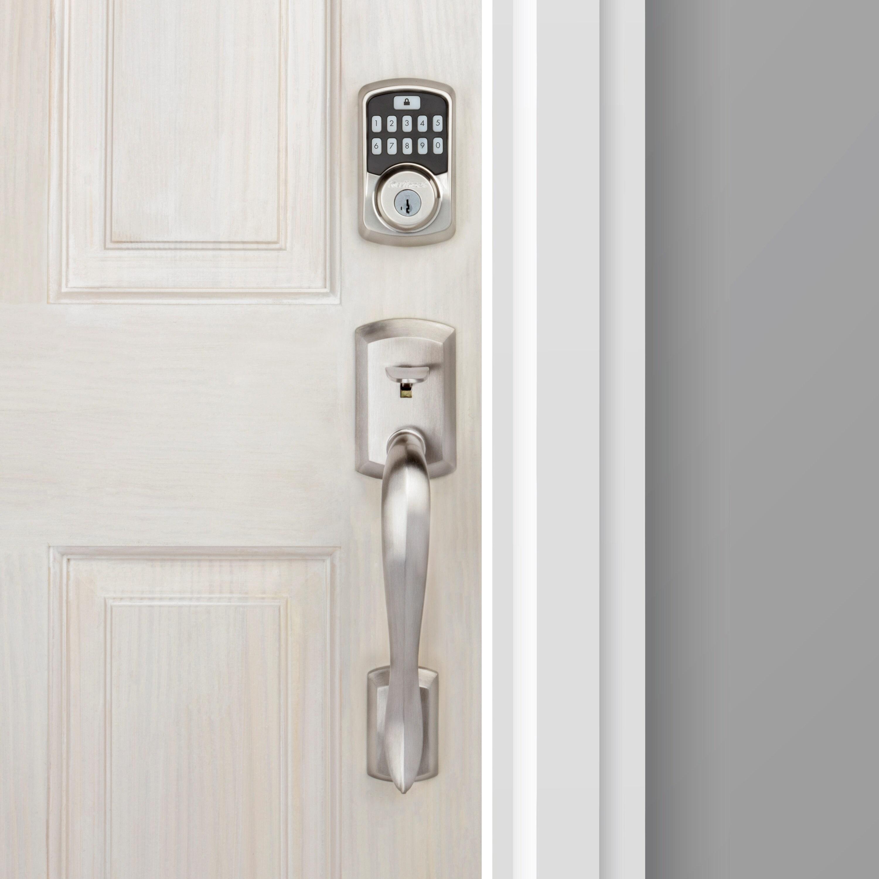 Kwikset Aura Bluetooth Enabled Smart Lock In Satin Nickel, Model # 99420-001