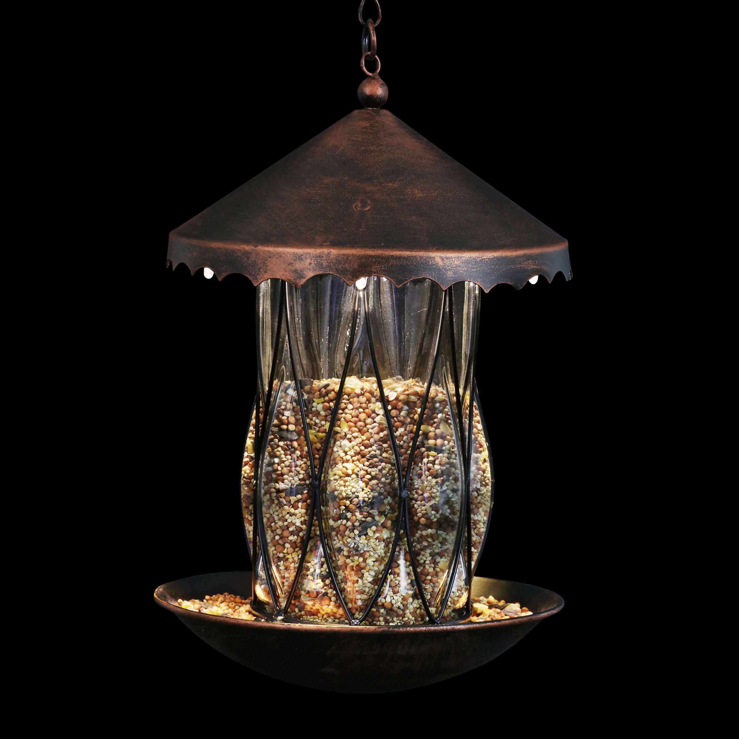 Metal Hanging Decorative Bird Feeder