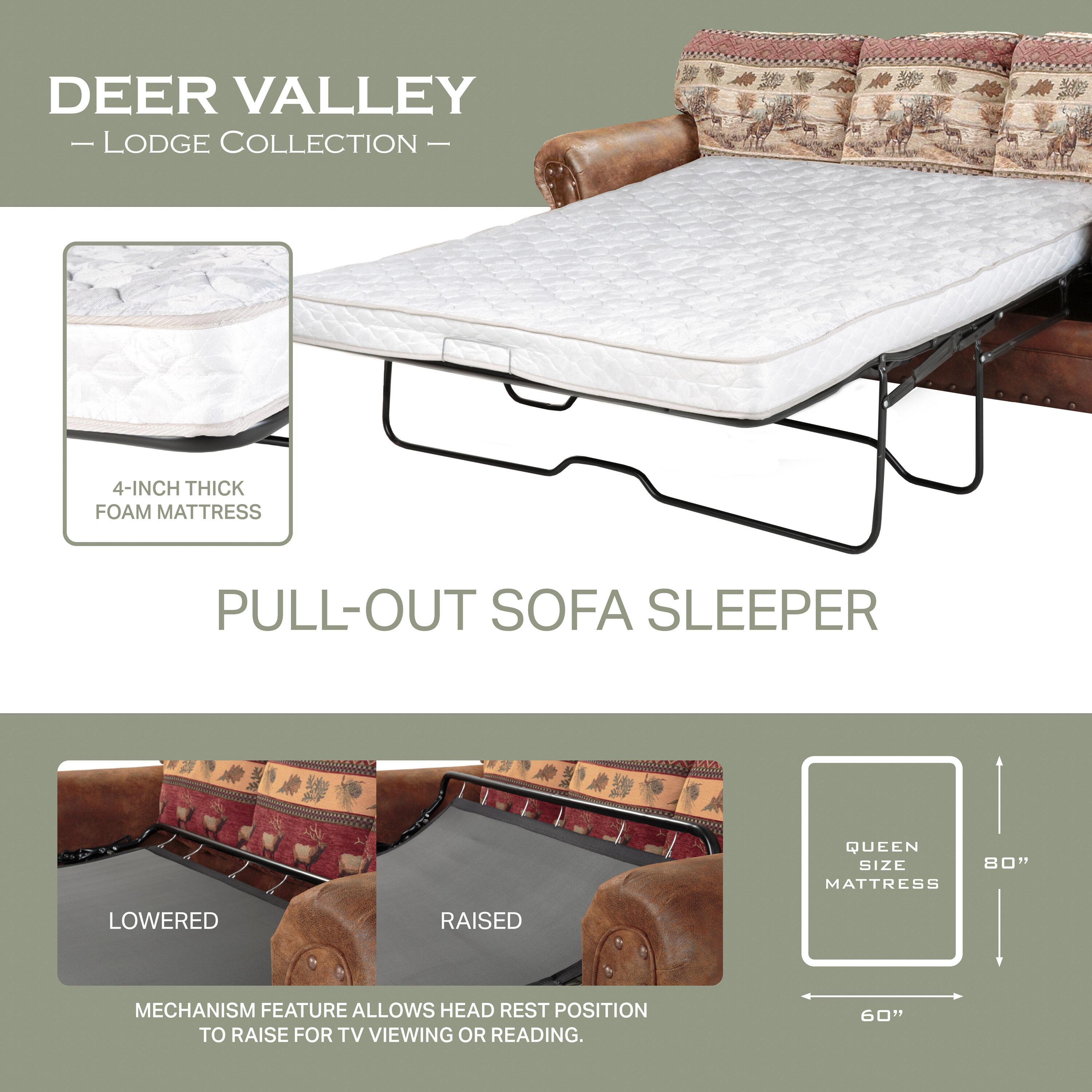 American Furniture Classics Alpine Lodge Sleeper Sofa