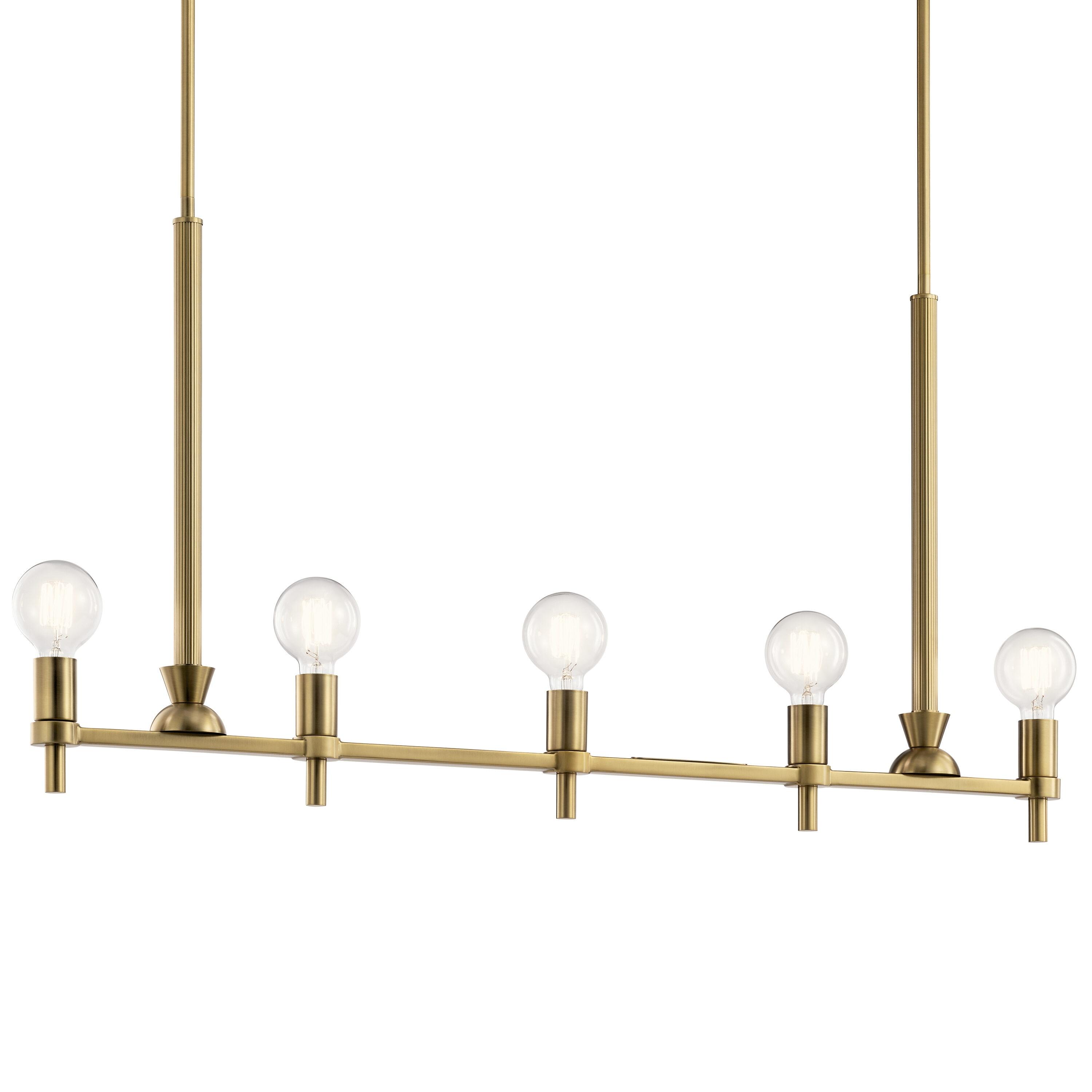 Kichler Lighting Torvee 5 - Light Chandelier in  Brushed Natural Brass