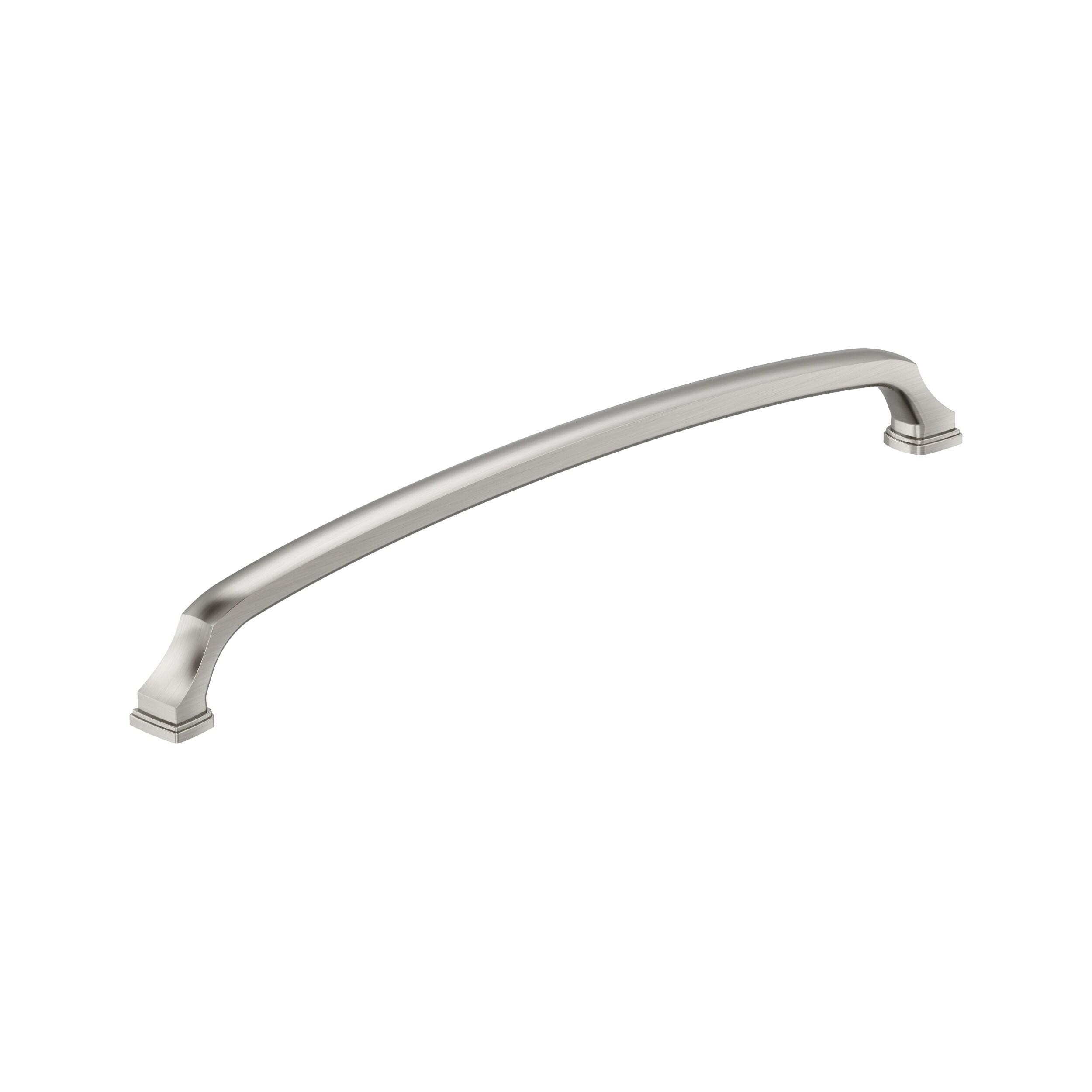 Amerock Revitalize 12-5/8 inch (320mm) Center-to-Center Satin Nickel Cabinet Pull