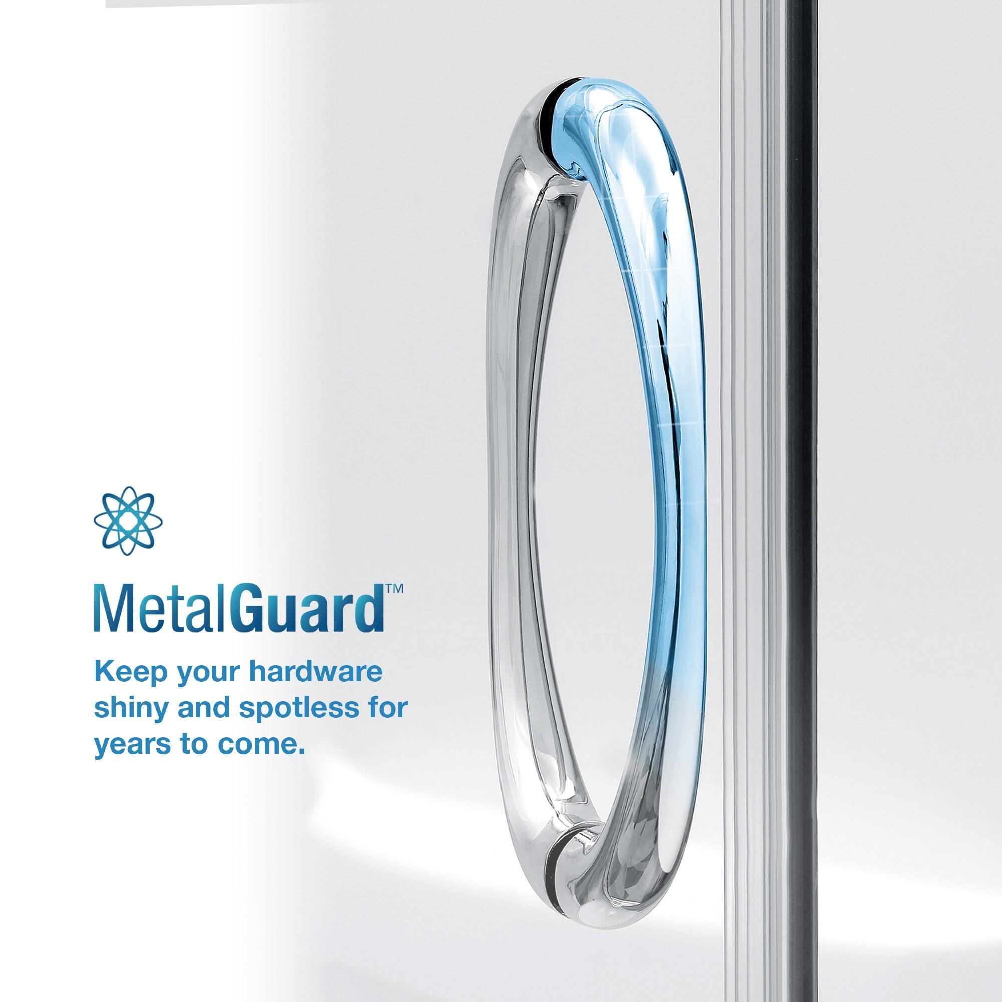 OVE Decors Breeze 44 in. Round Shower Kit w/ Clear, Base, Wall