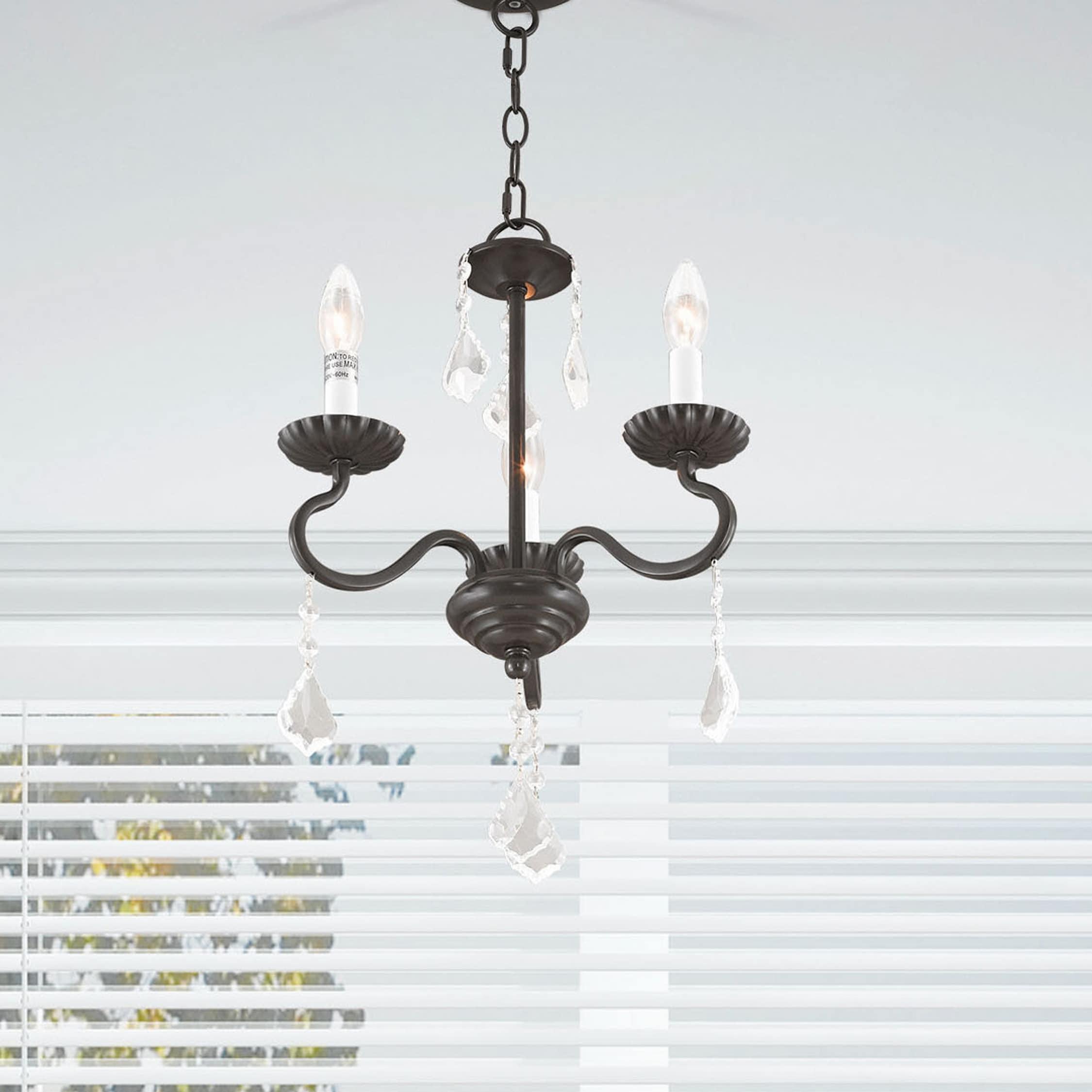 Livex Lighting - Callisto - 3 Light Mini Chandelier in Traditional Style - 14