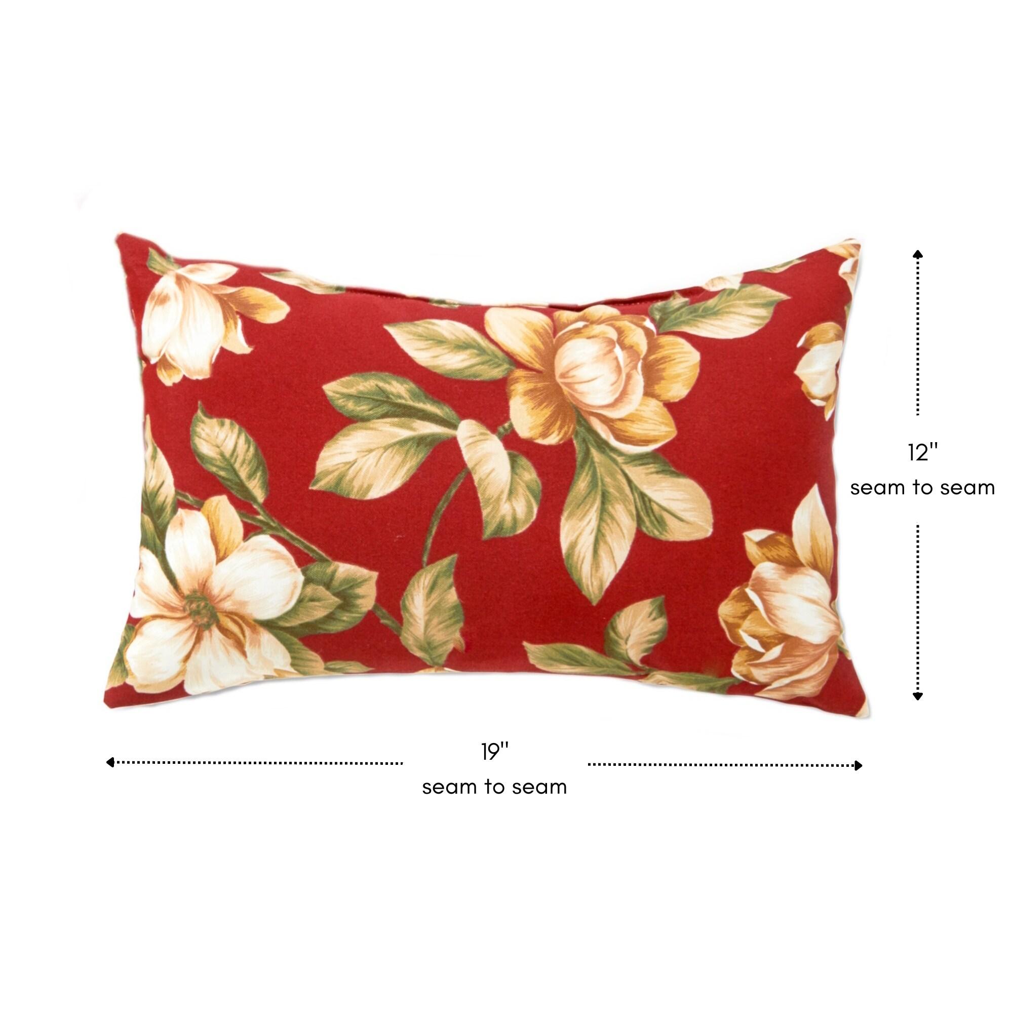 Indoor/Outdoor Reversible Throw Pillow