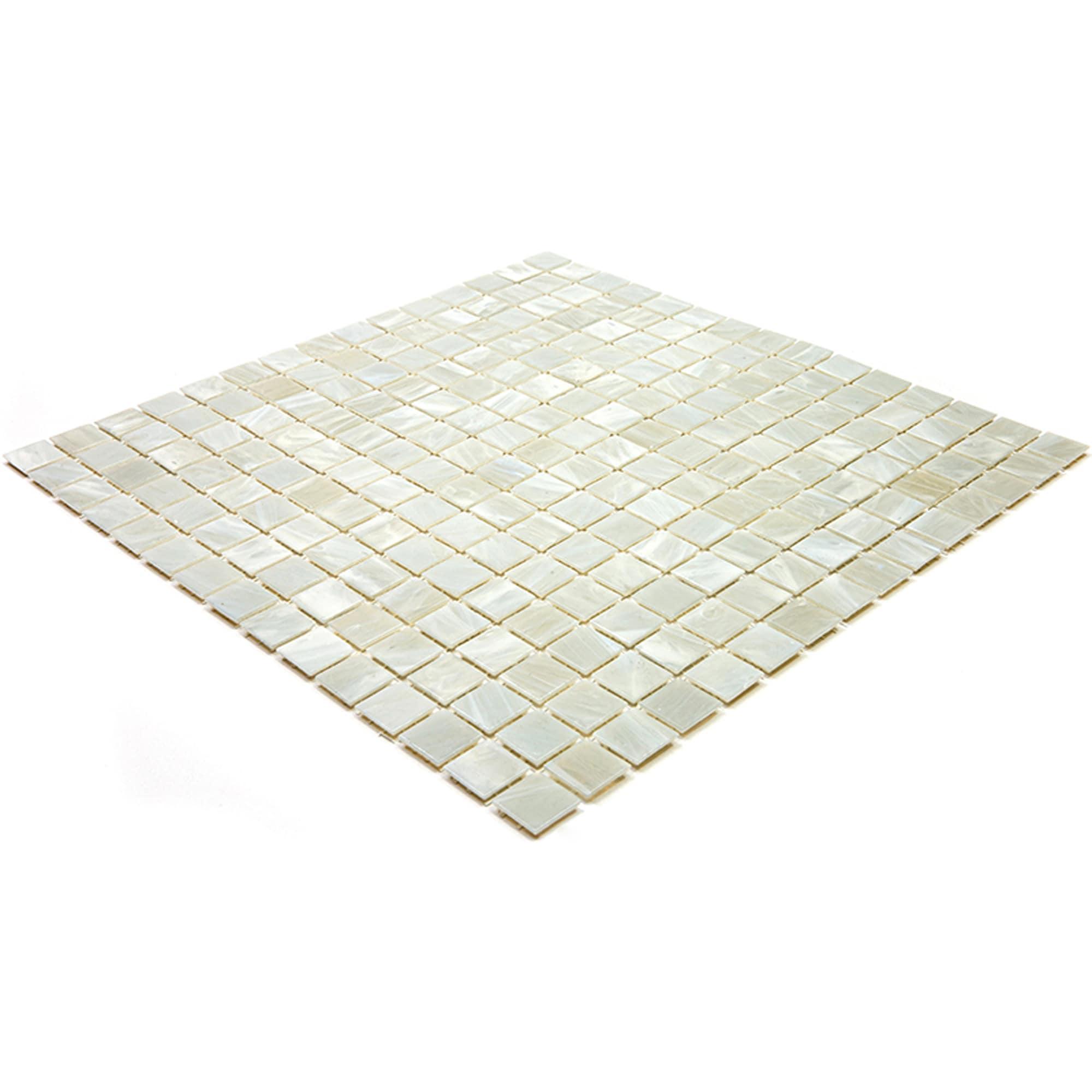 Celestial 0.8" x 0.8" Glass Grid Mosaic Wall & Floor Tile