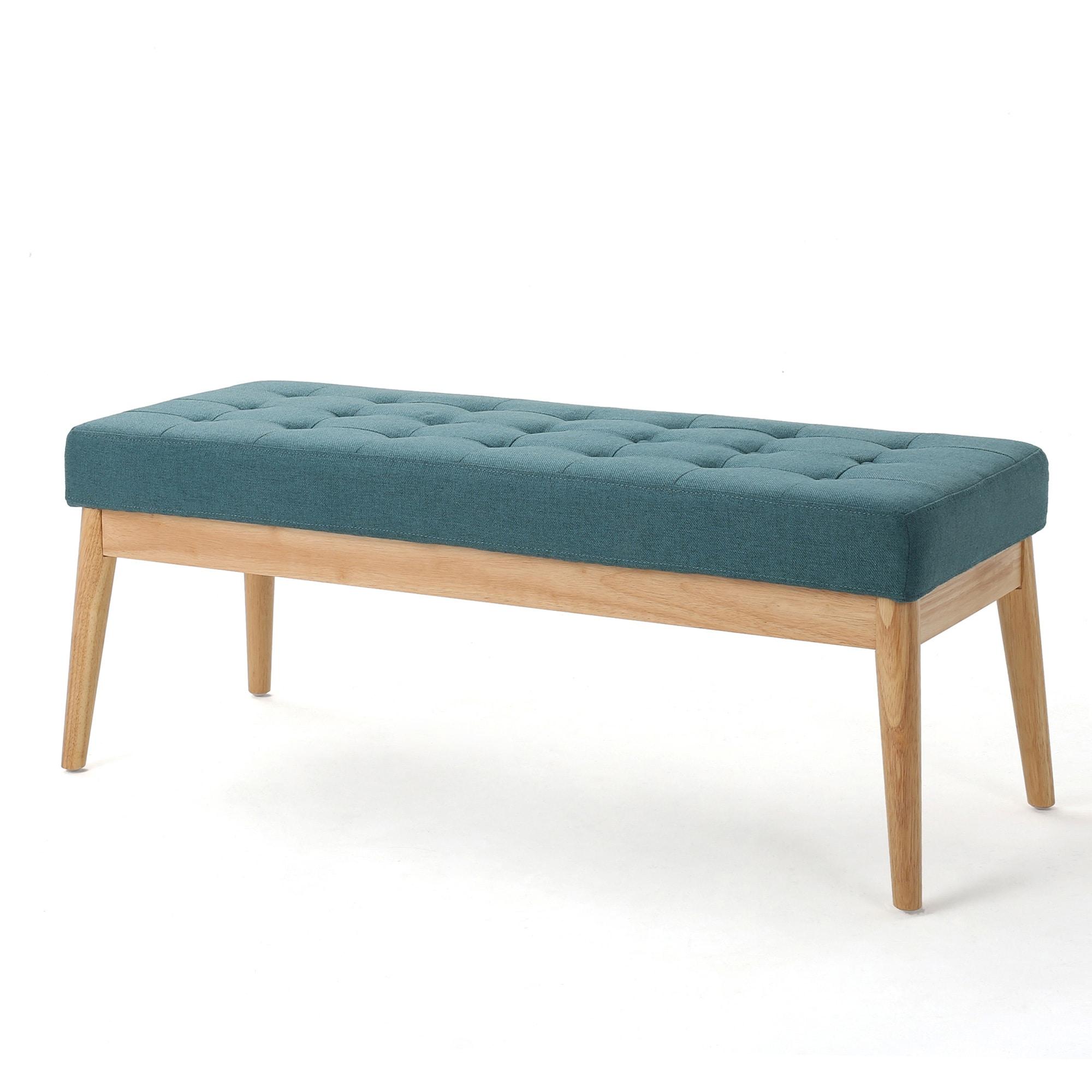 George Oliver Babbs Fabric Upholstered Bench