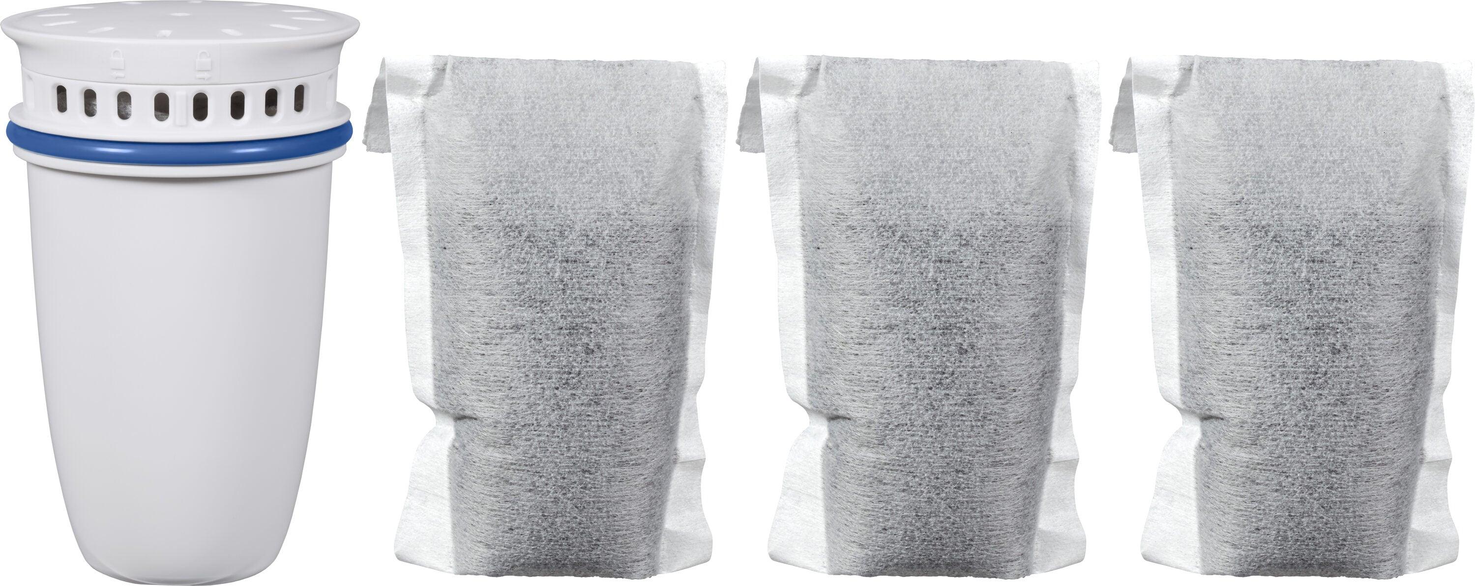 Brita Refillable Filter Starter Kit 3pk: Replacement Water Filters for Pitchers & Dispensers, Filters Chlorine