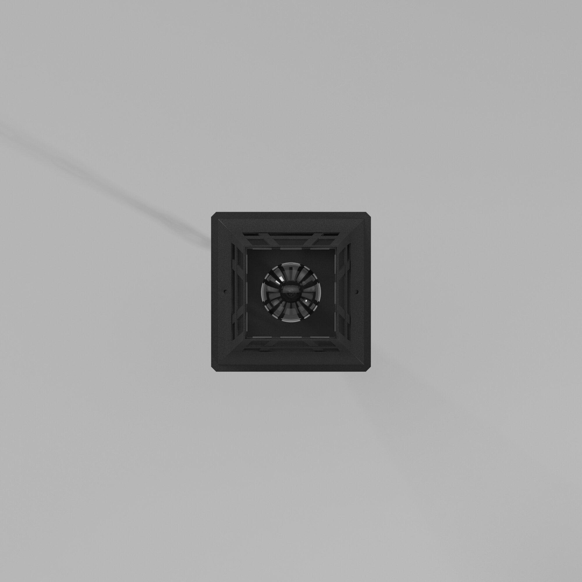 Herrington 1-Light Black Outdoor Hanging Pendant Fixture