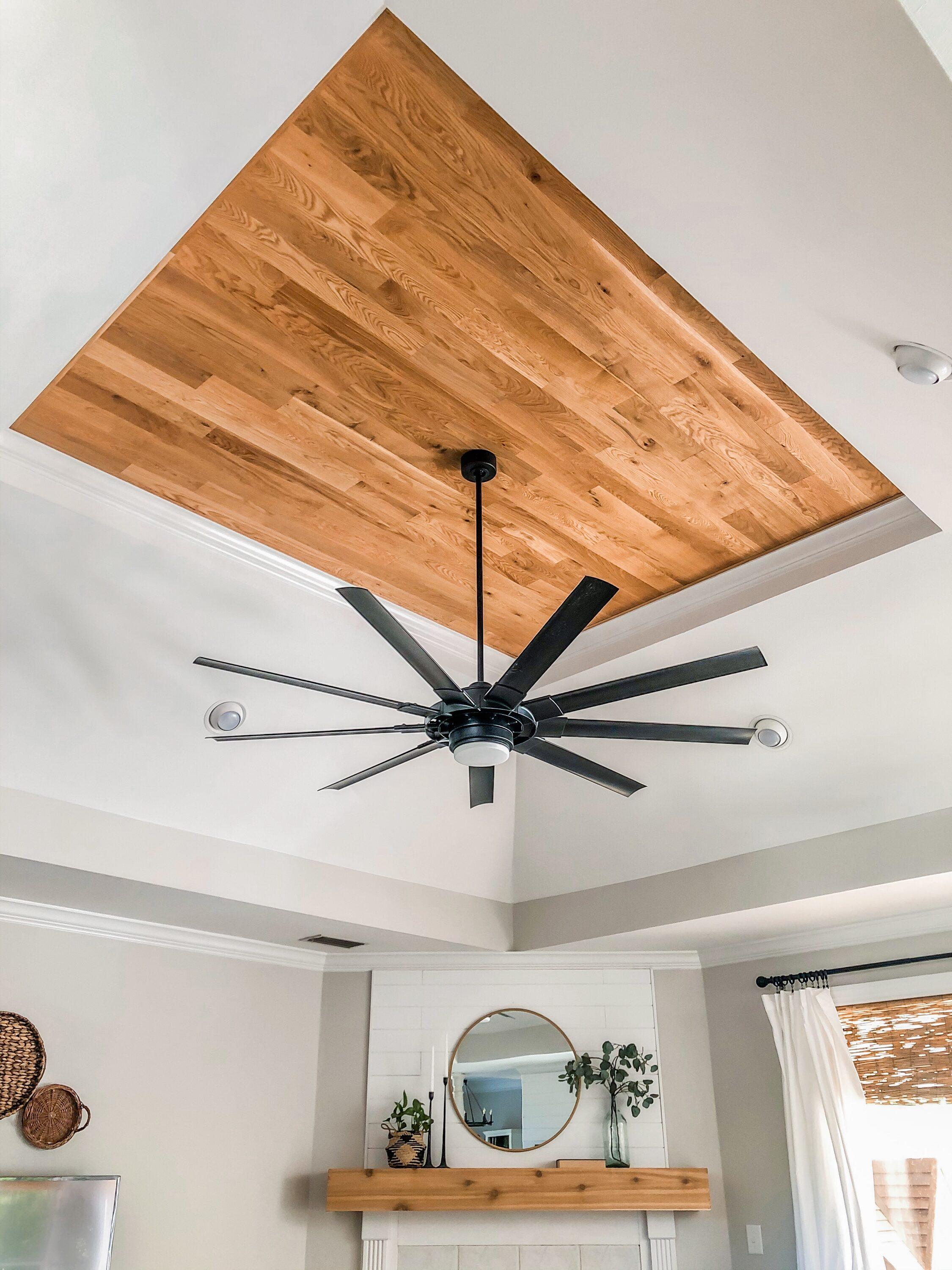 Timberchic Oak Wooden Wall planks - Simple Peel & Stick Wall Covering Application for DIY Accent Wall & Home Improvement - Premium Modern Wall Paneling - 10 sq ft