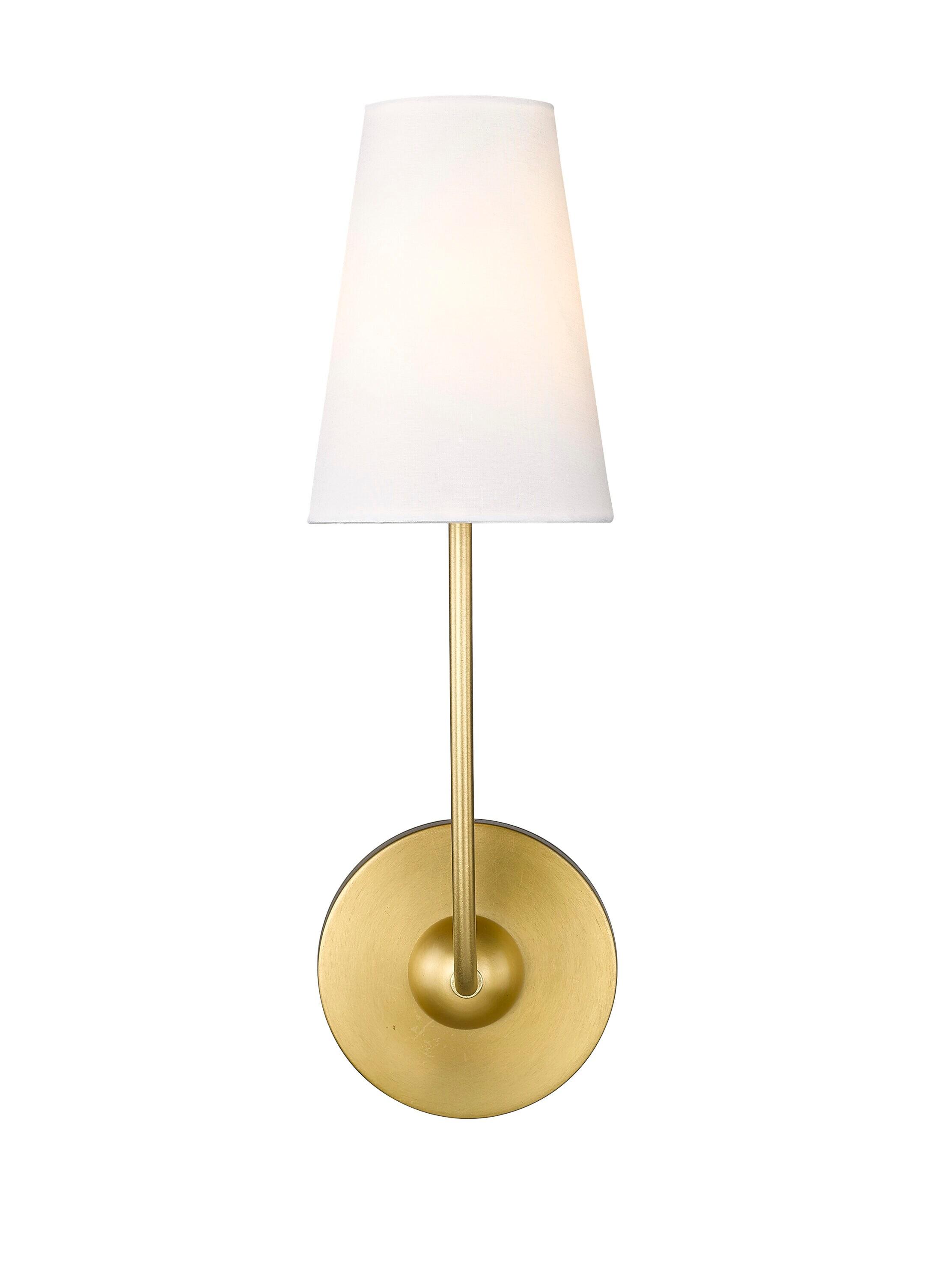 Z-Lite Shannon 1 - Light Sconce in Rubbed Brass