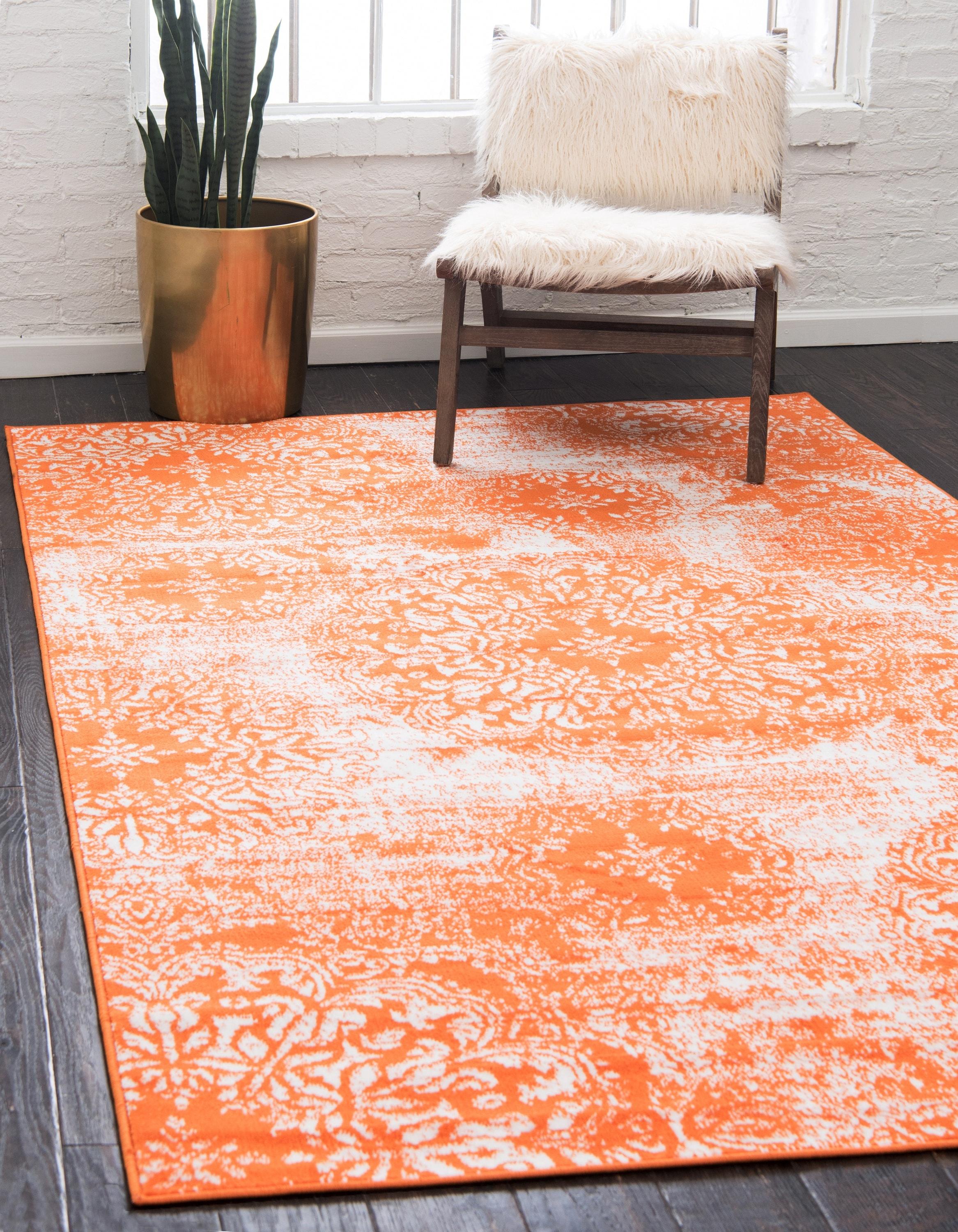 Unique Loom 3' 3 x 5' 3 Sofia Grand Orange Area Rug